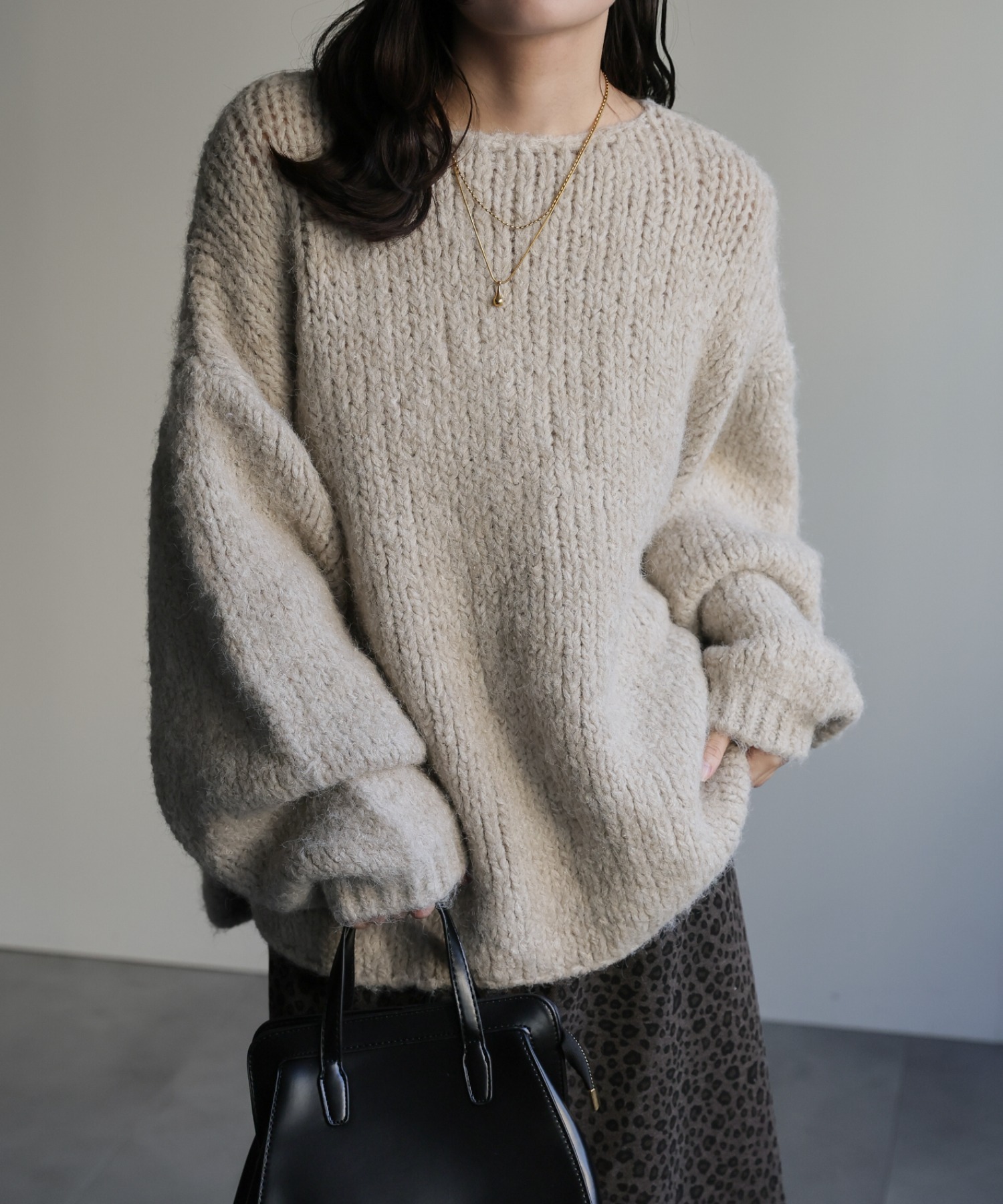 model：156cm 着用サイズ：FREE