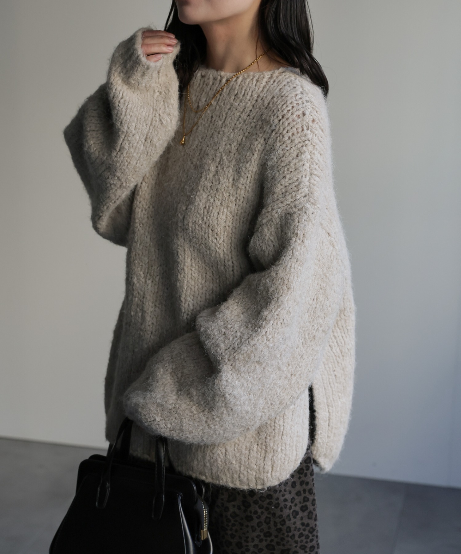 model：156cm 着用サイズ：FREE