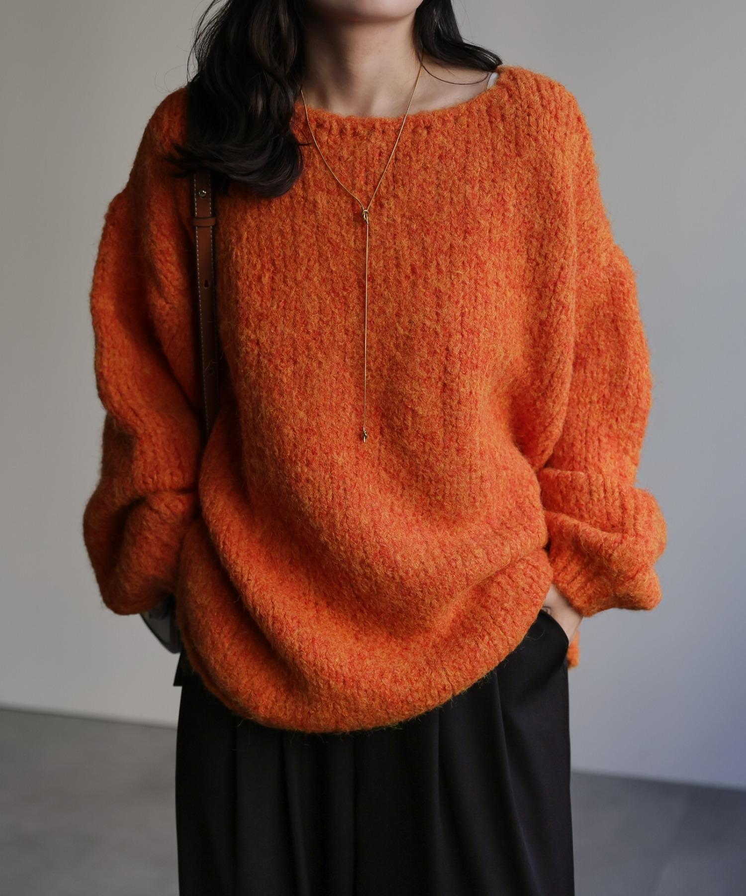 model：156cm 着用サイズ：FREE