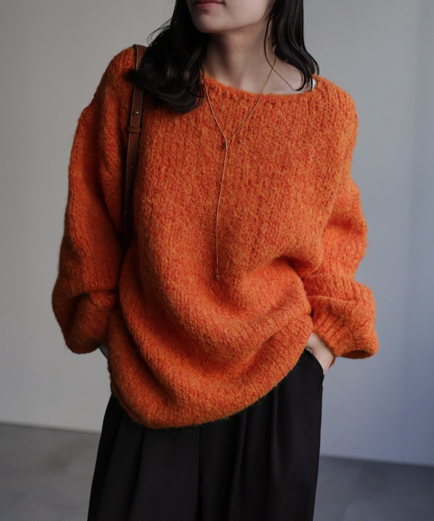 model：156cm 着用サイズ：FREE