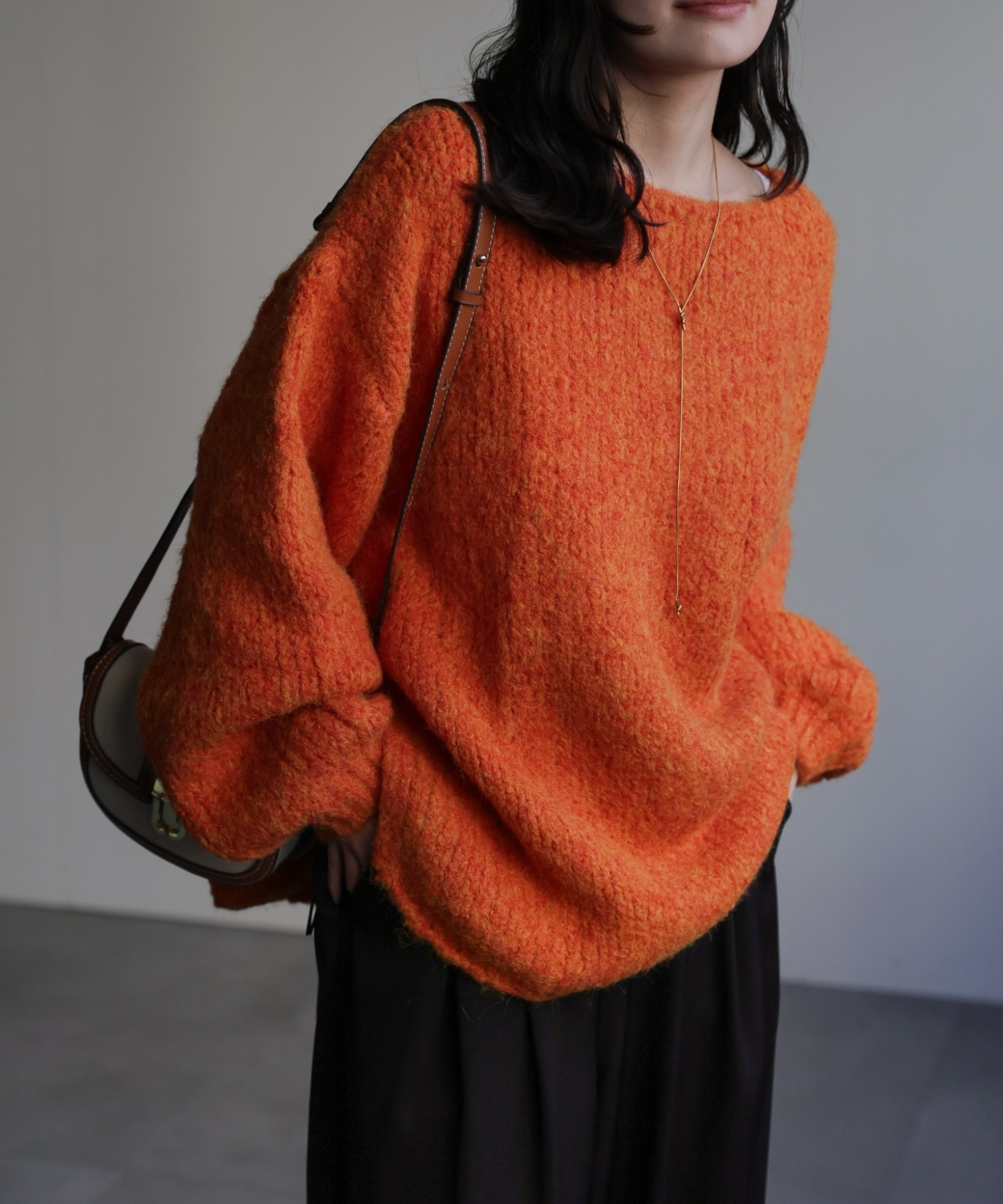 model：156cm 着用サイズ：FREE