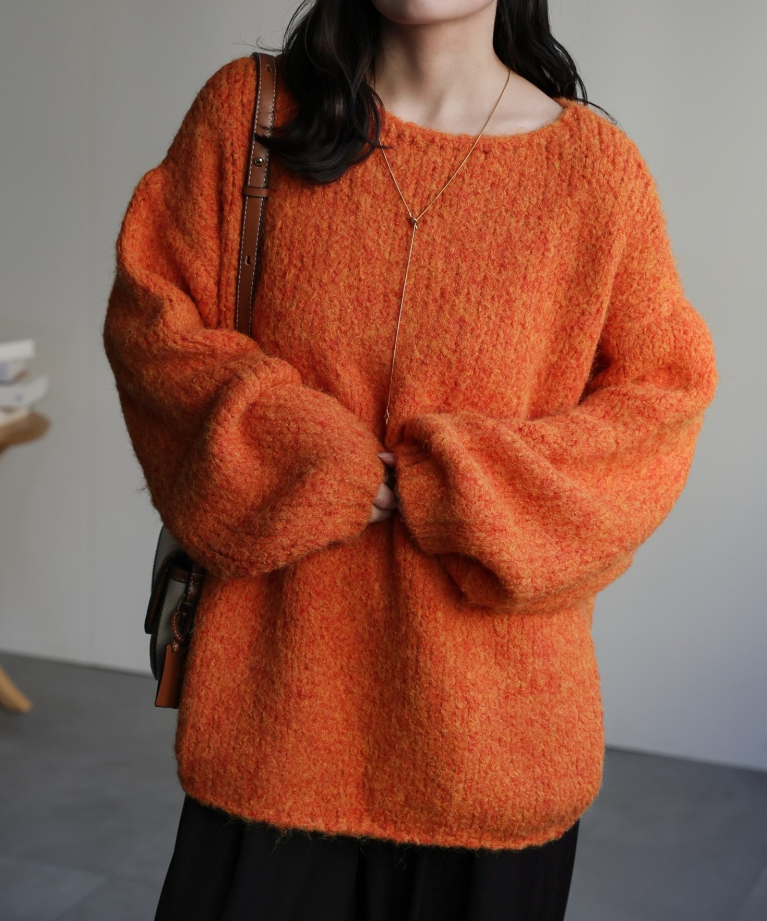 model：156cm 着用サイズ：FREE