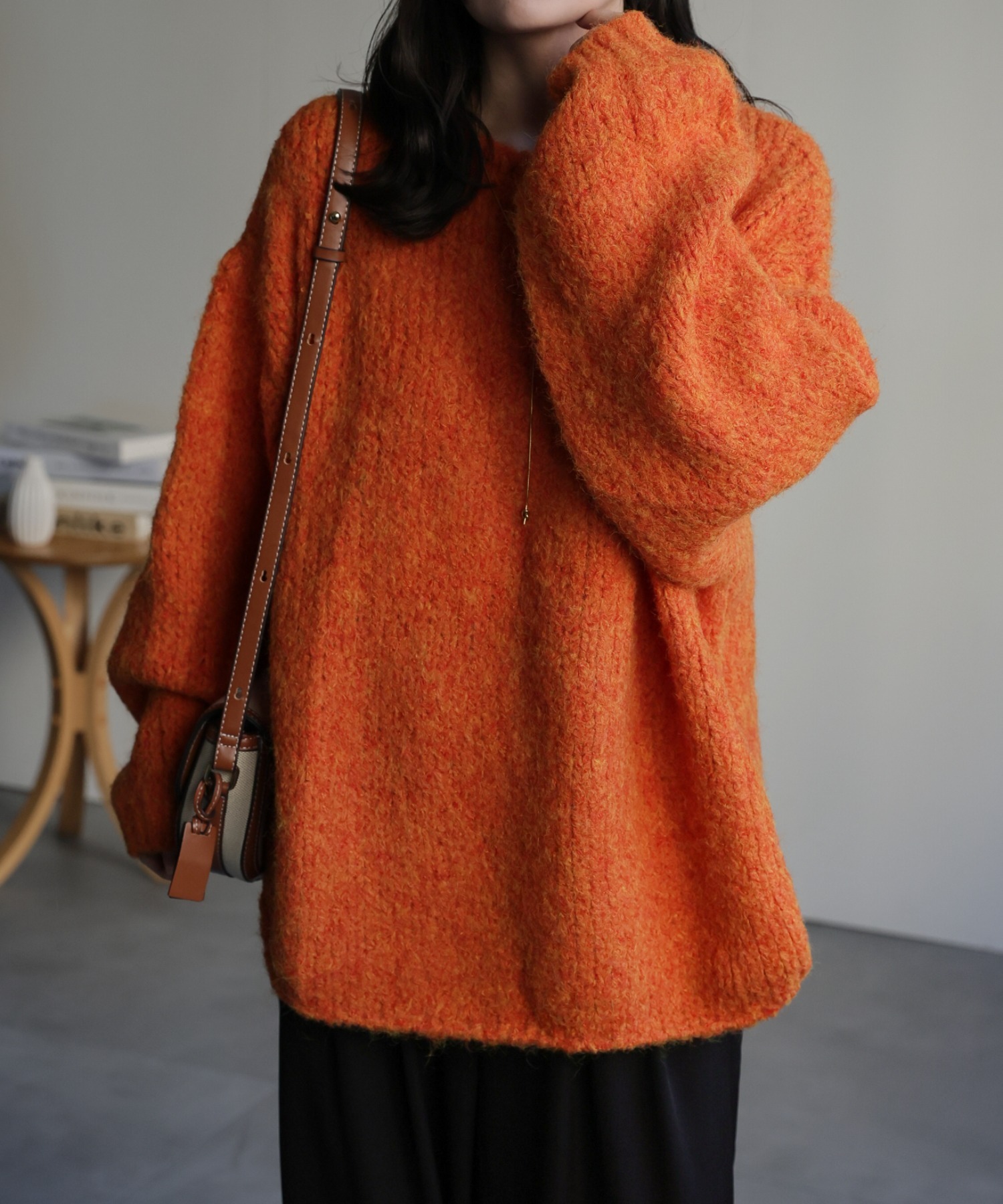 model：156cm 着用サイズ：FREE