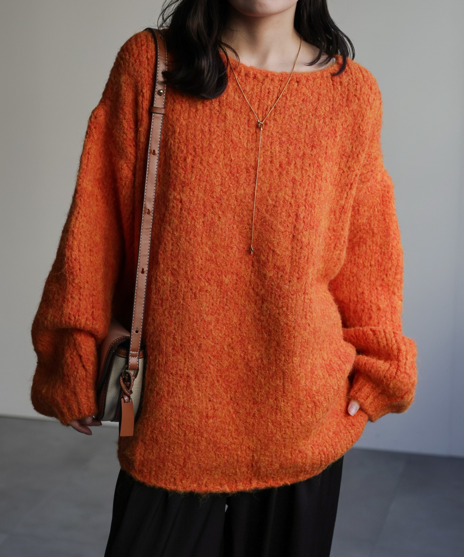model：156cm 着用サイズ：FREE