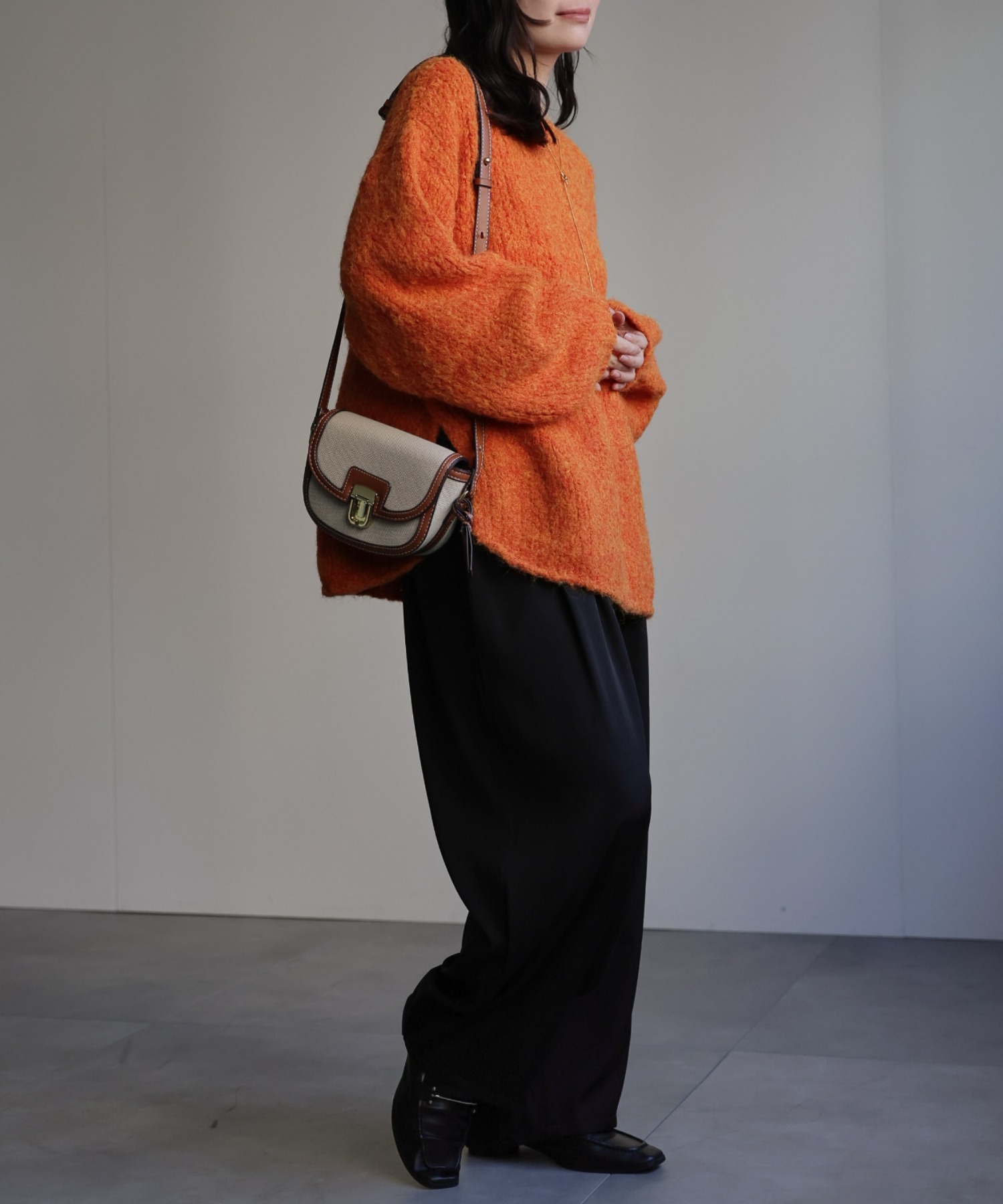 model：156cm 着用サイズ：FREE