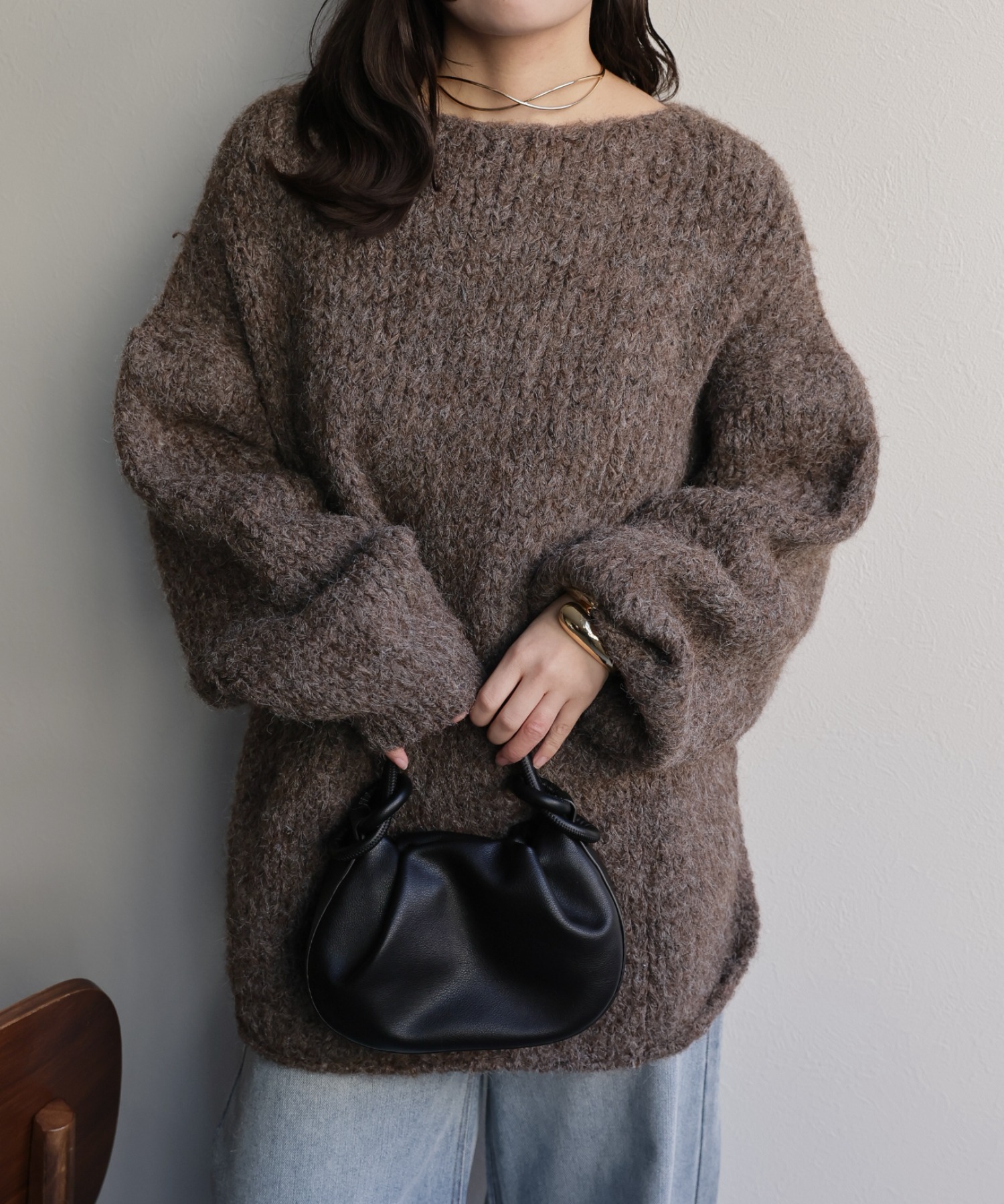 model：156cm 着用サイズ：FREE