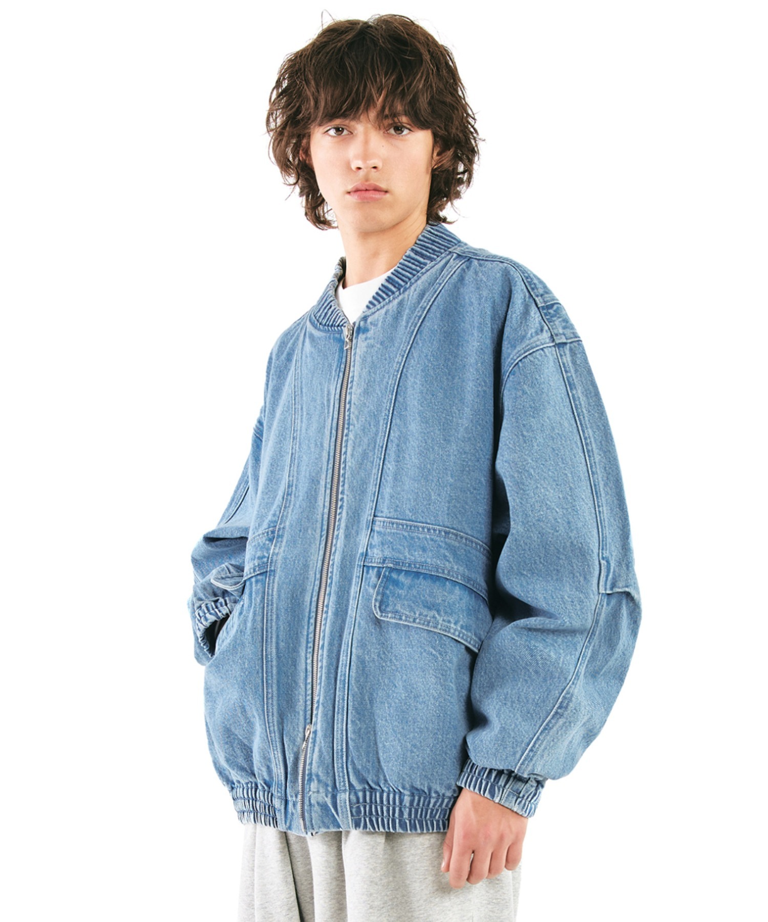 A'GEM/9 × .kom『Code:graphy/コードグラフィー』Vintage Washed Denim