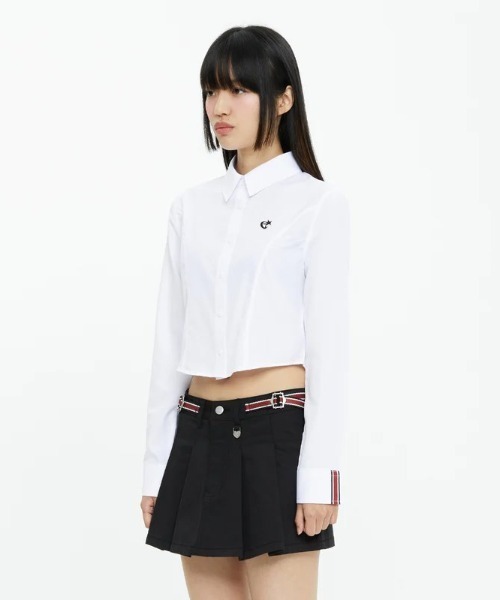 Rumiページ MidiUmi フロントハーフフリルシャツ （シャツ・ブラウス）｜MidiUmi