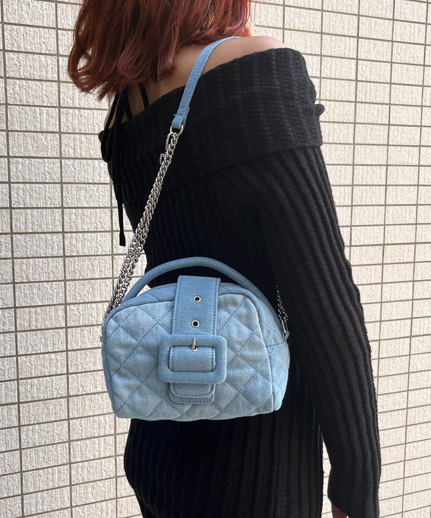 グリッターラメバックルデザインBAG SPIRALGIRL│SPIRALGIRL