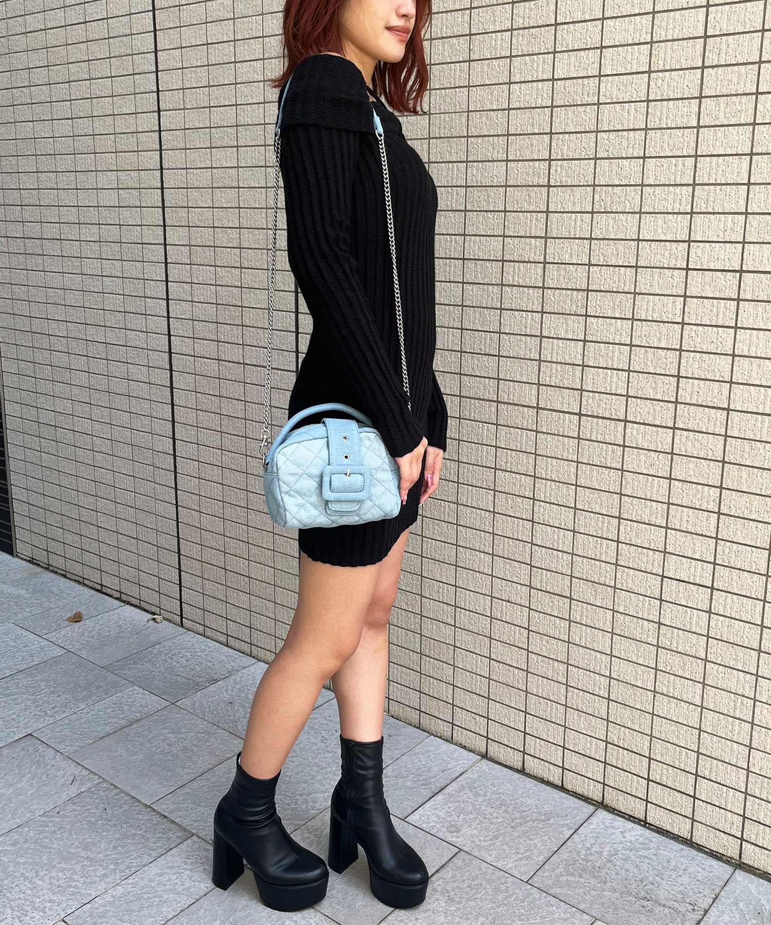 グリッターラメバックルデザインBAG SPIRALGIRL│SPIRALGIRL