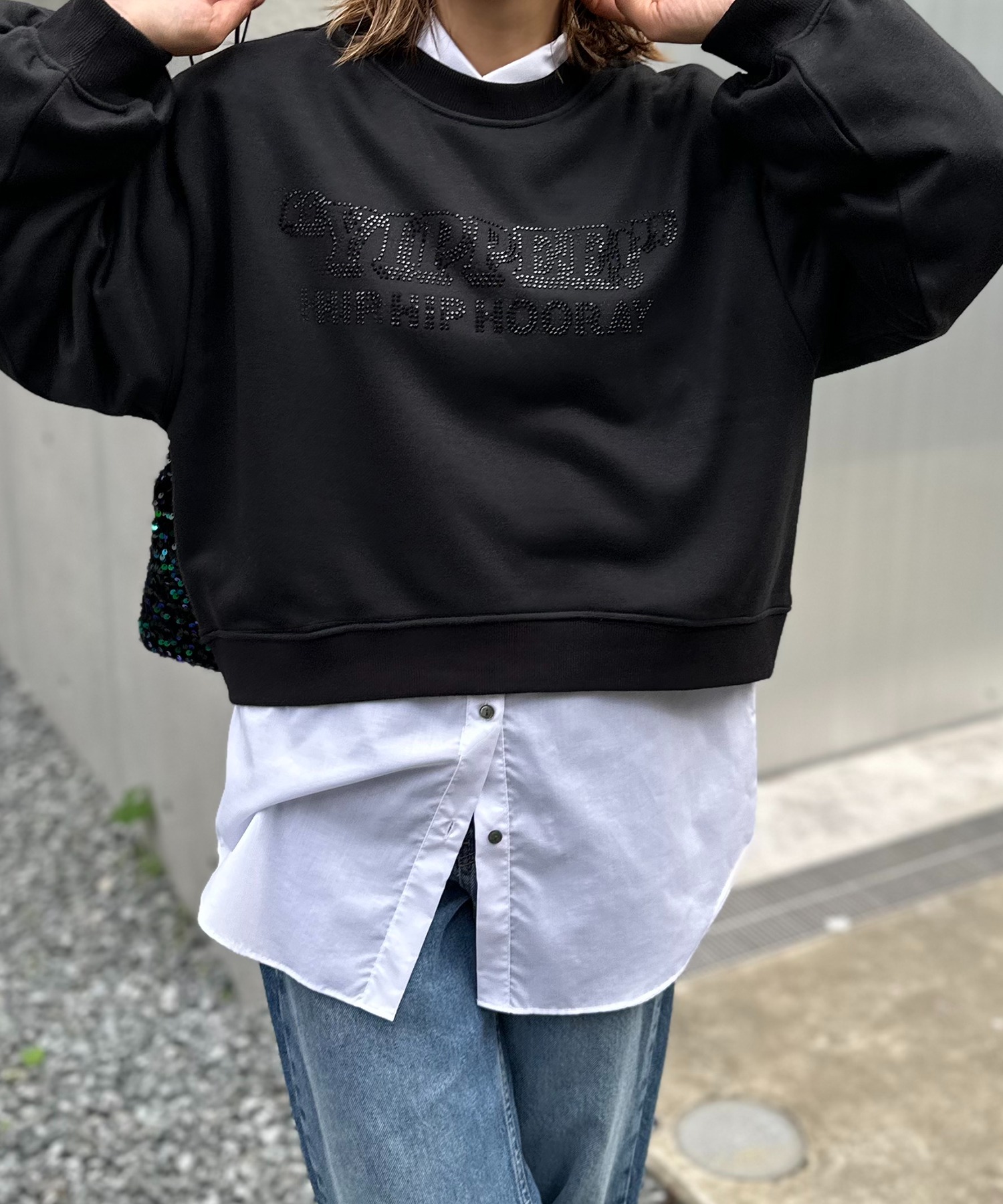 ブラック
model:154cm 着用サイズ:FREE