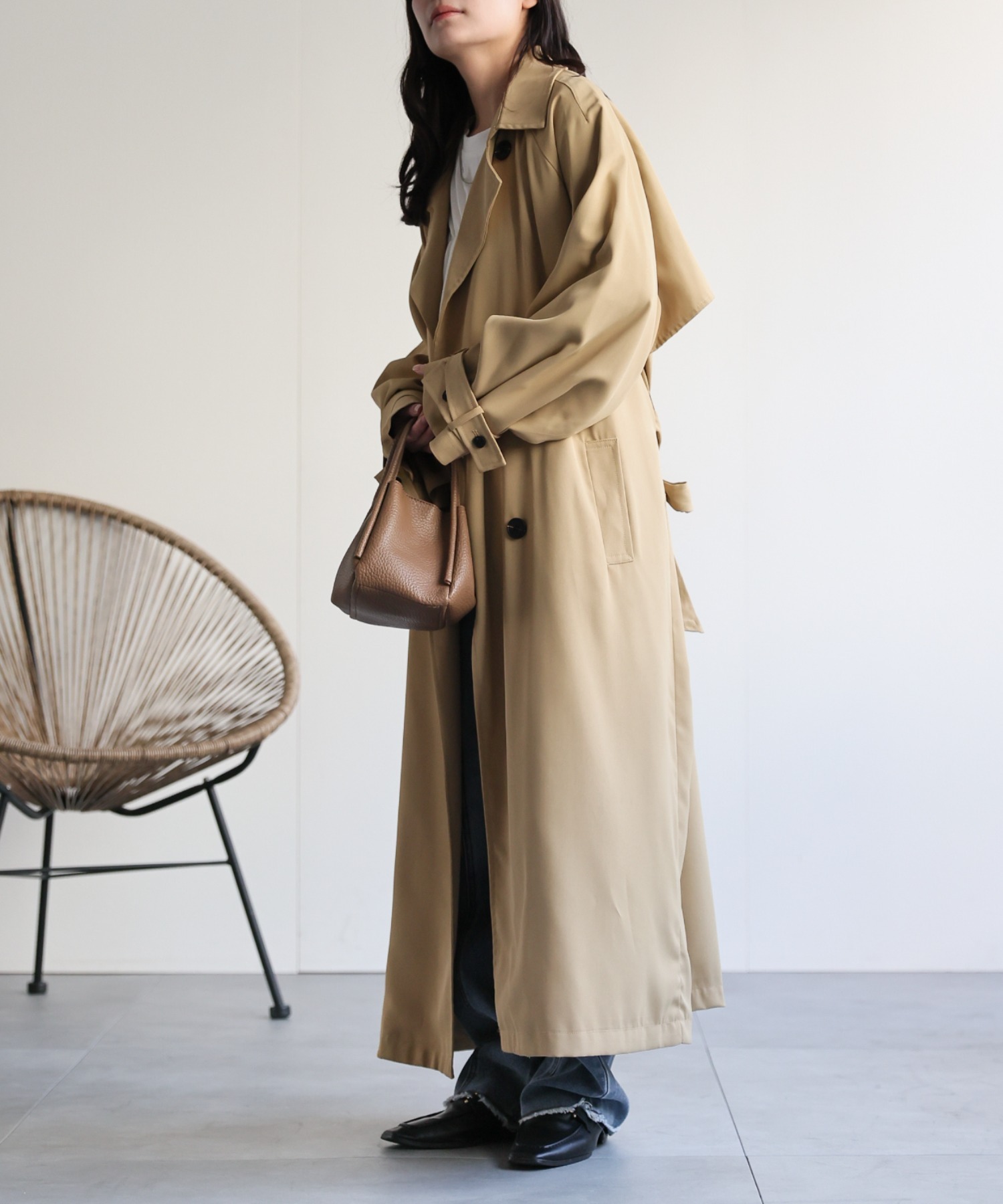 model：156cm 着用サイズ：FREE