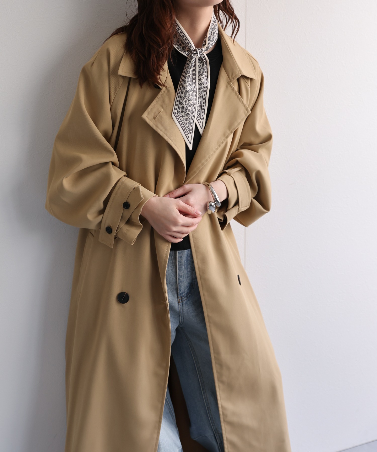 model：156cm 着用サイズ：FREE