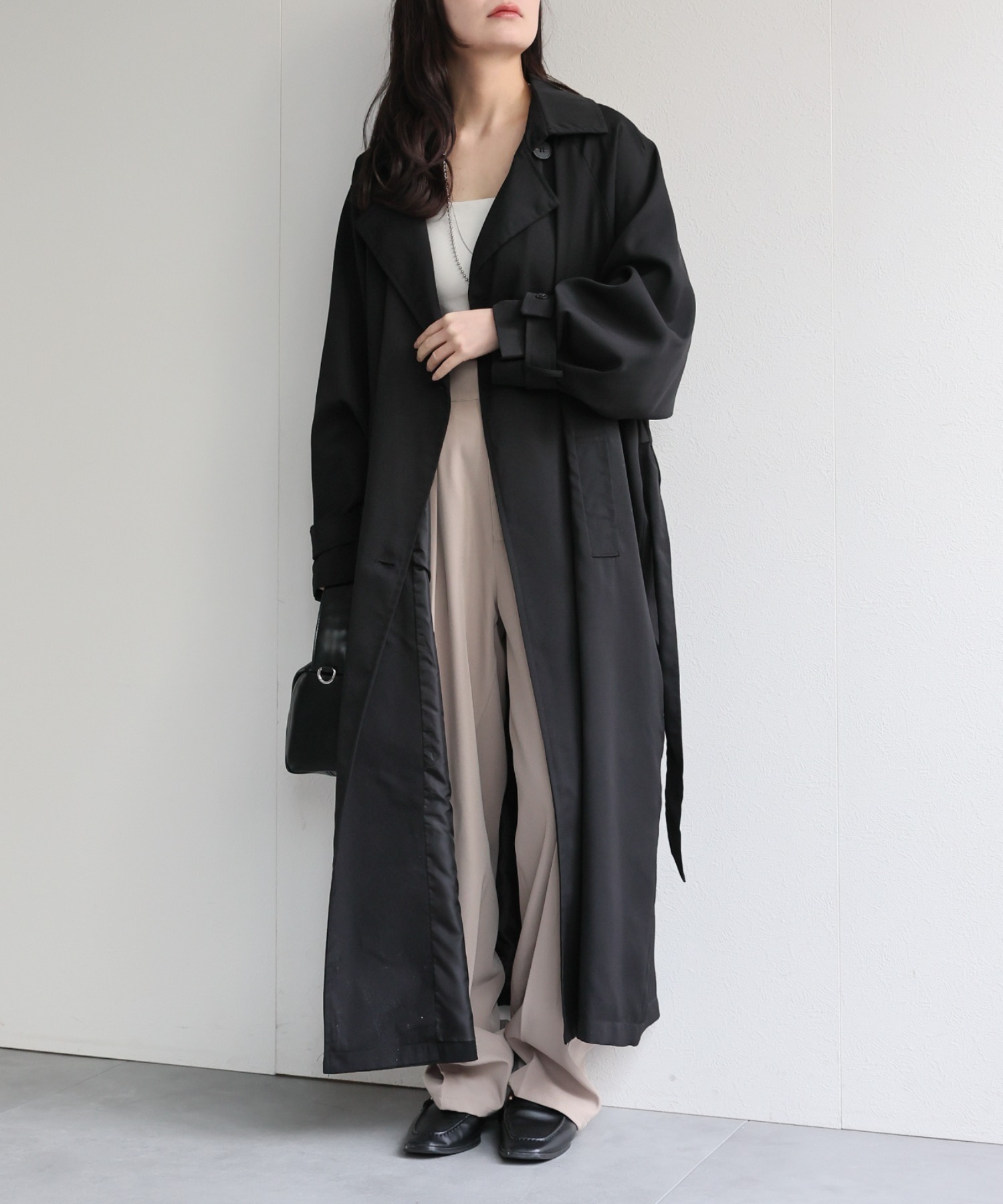 model：156cm 着用サイズ：FREE