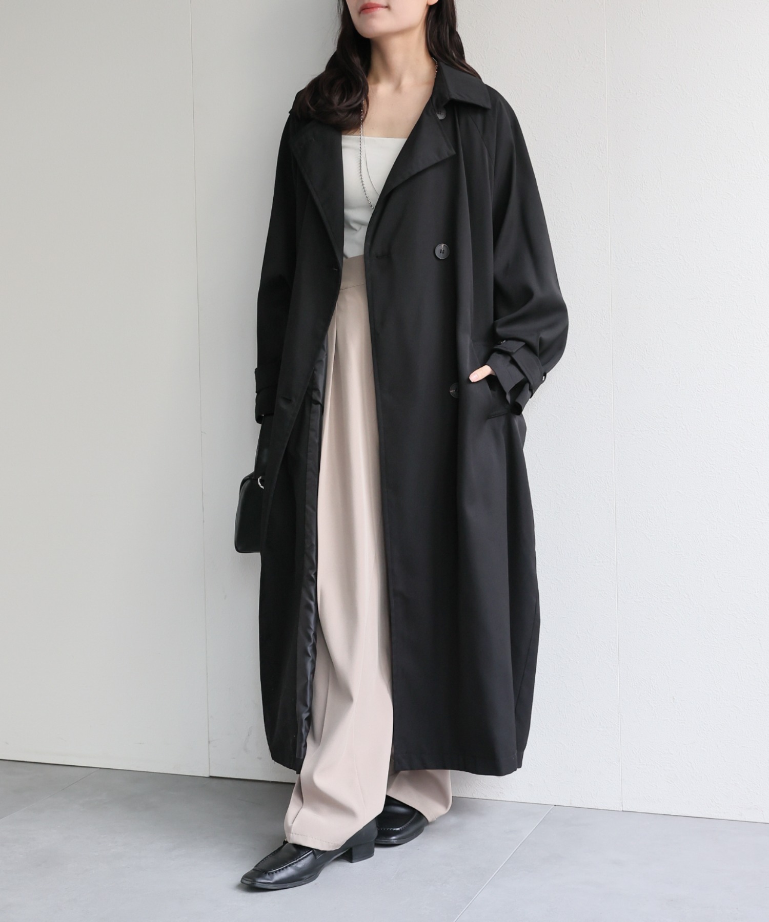 model：156cm 着用サイズ：FREE