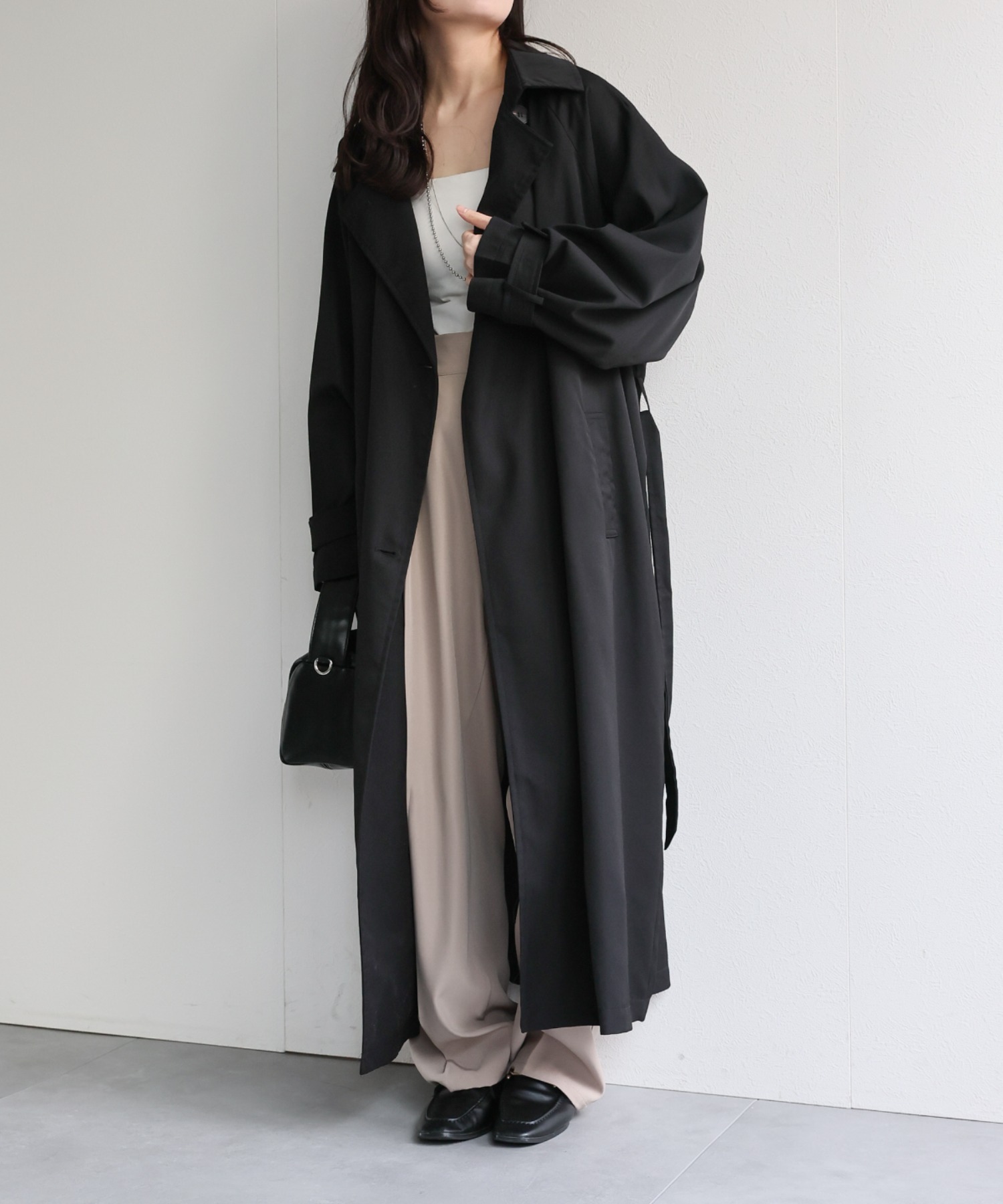 model：156cm 着用サイズ：FREE