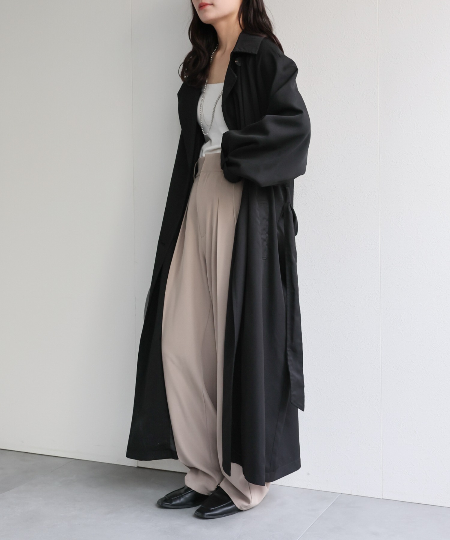 model：156cm 着用サイズ：FREE