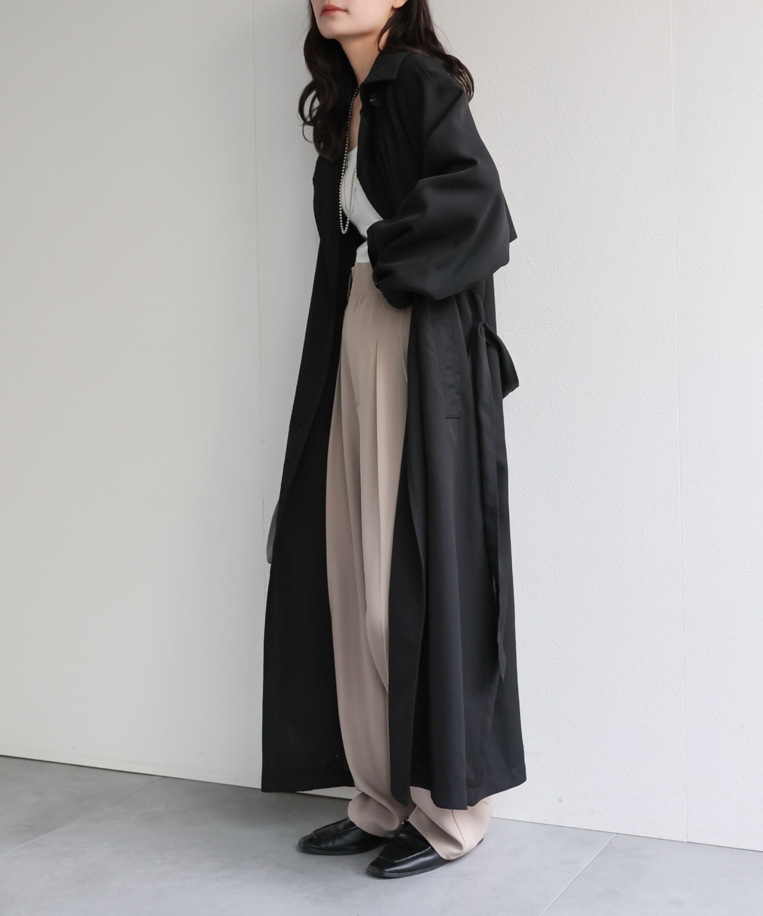 model：156cm 着用サイズ：FREE