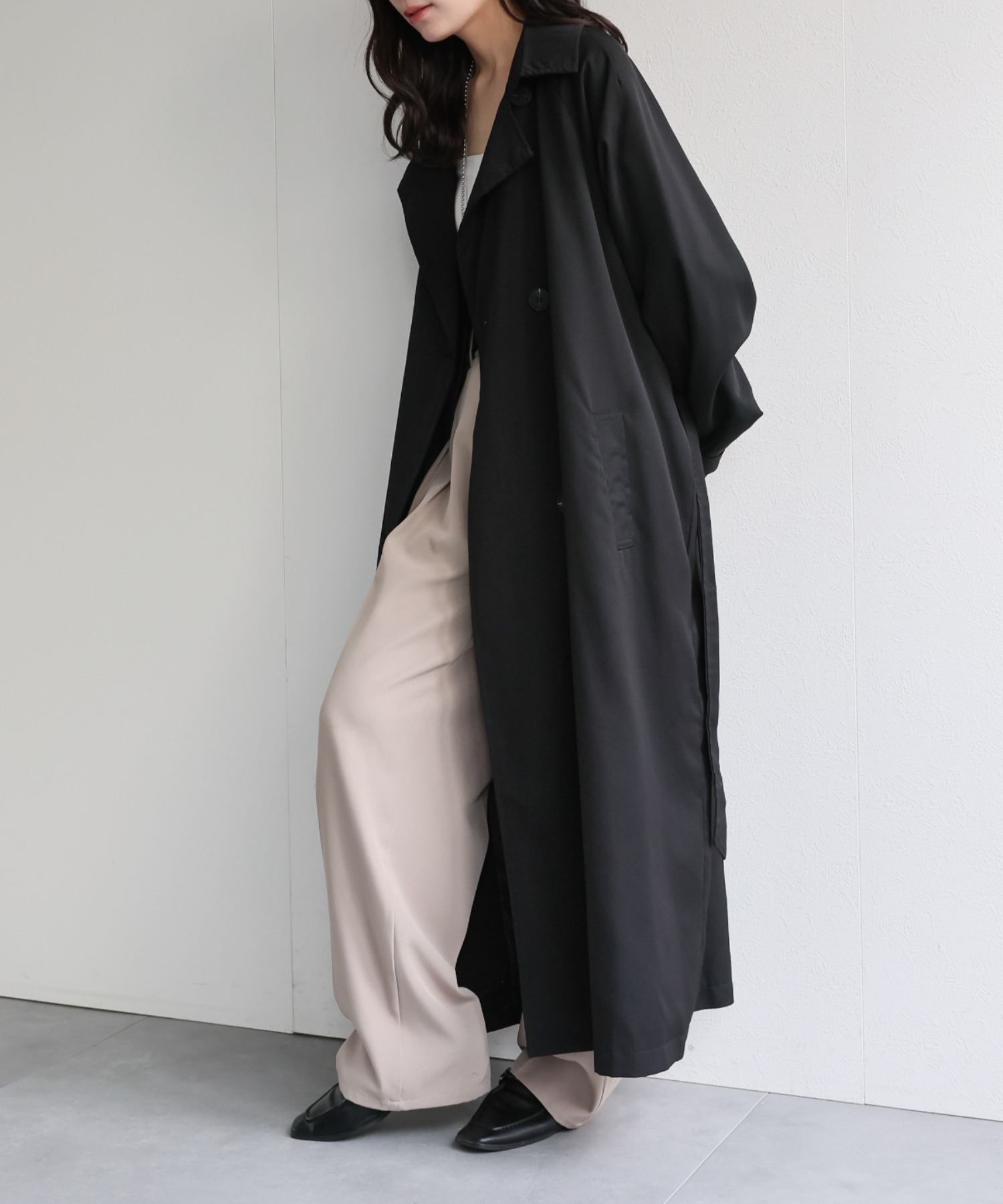 model：156cm 着用サイズ：FREE