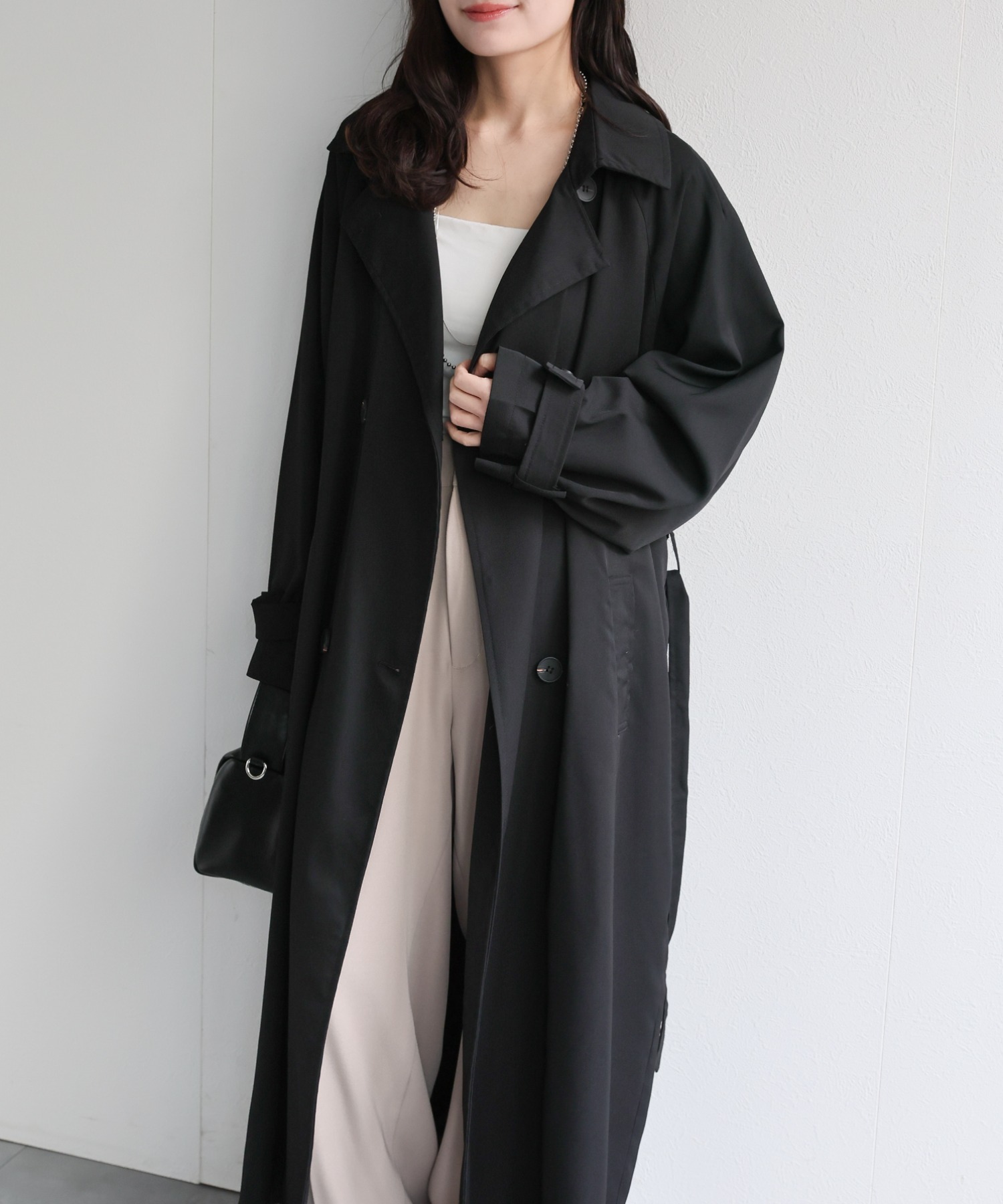 model：156cm 着用サイズ：FREE