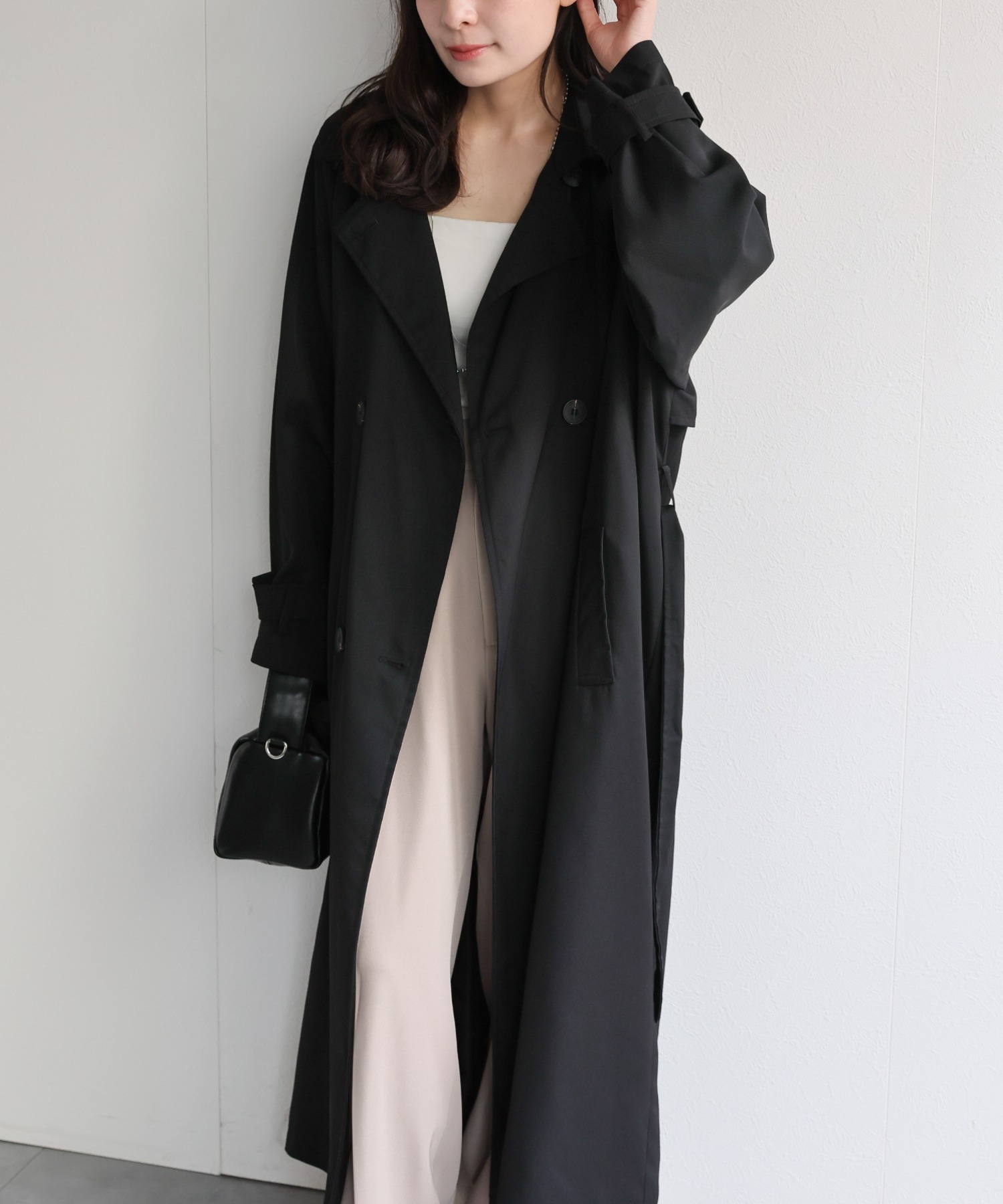 model：156cm 着用サイズ：FREE
