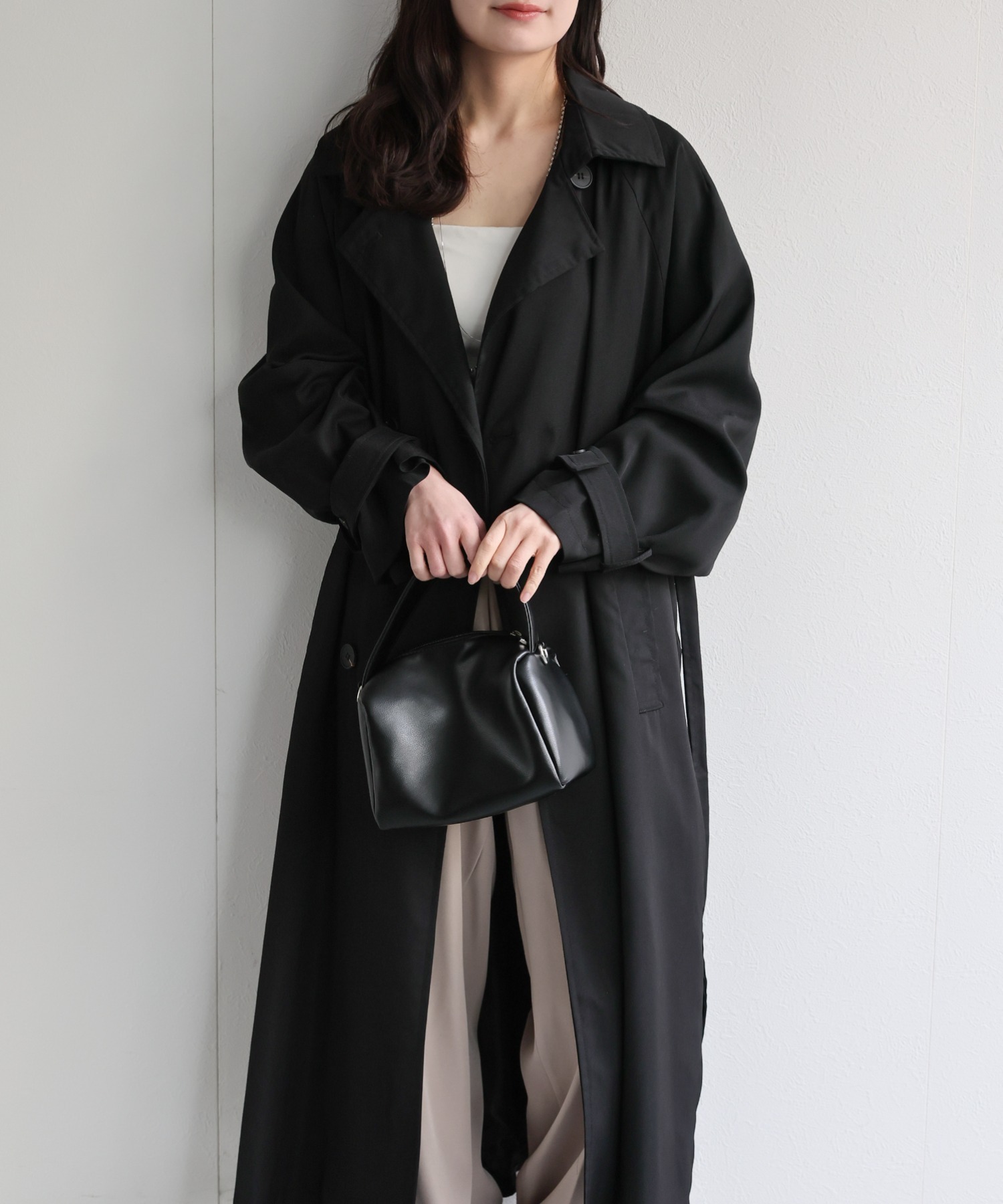 model：156cm 着用サイズ：FREE