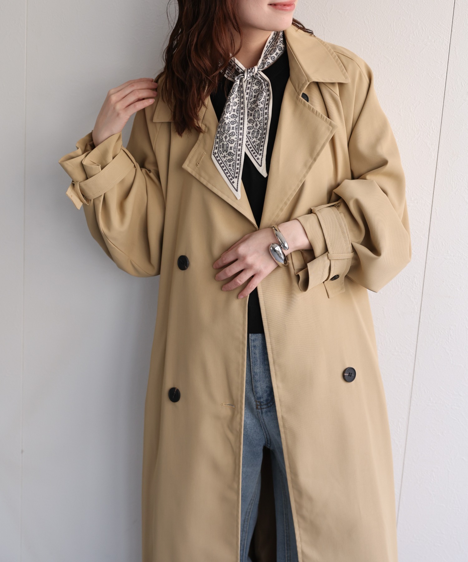 model：156cm 着用サイズ：FREE