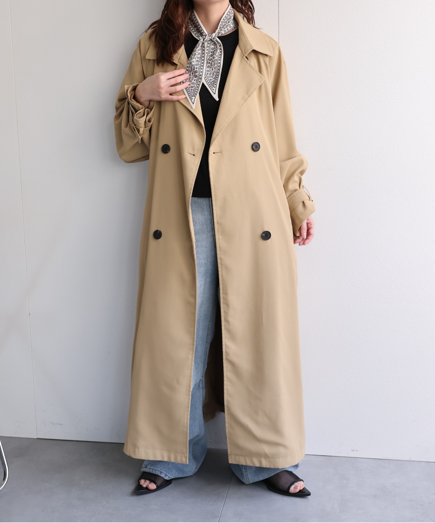 model：156cm 着用サイズ：FREE