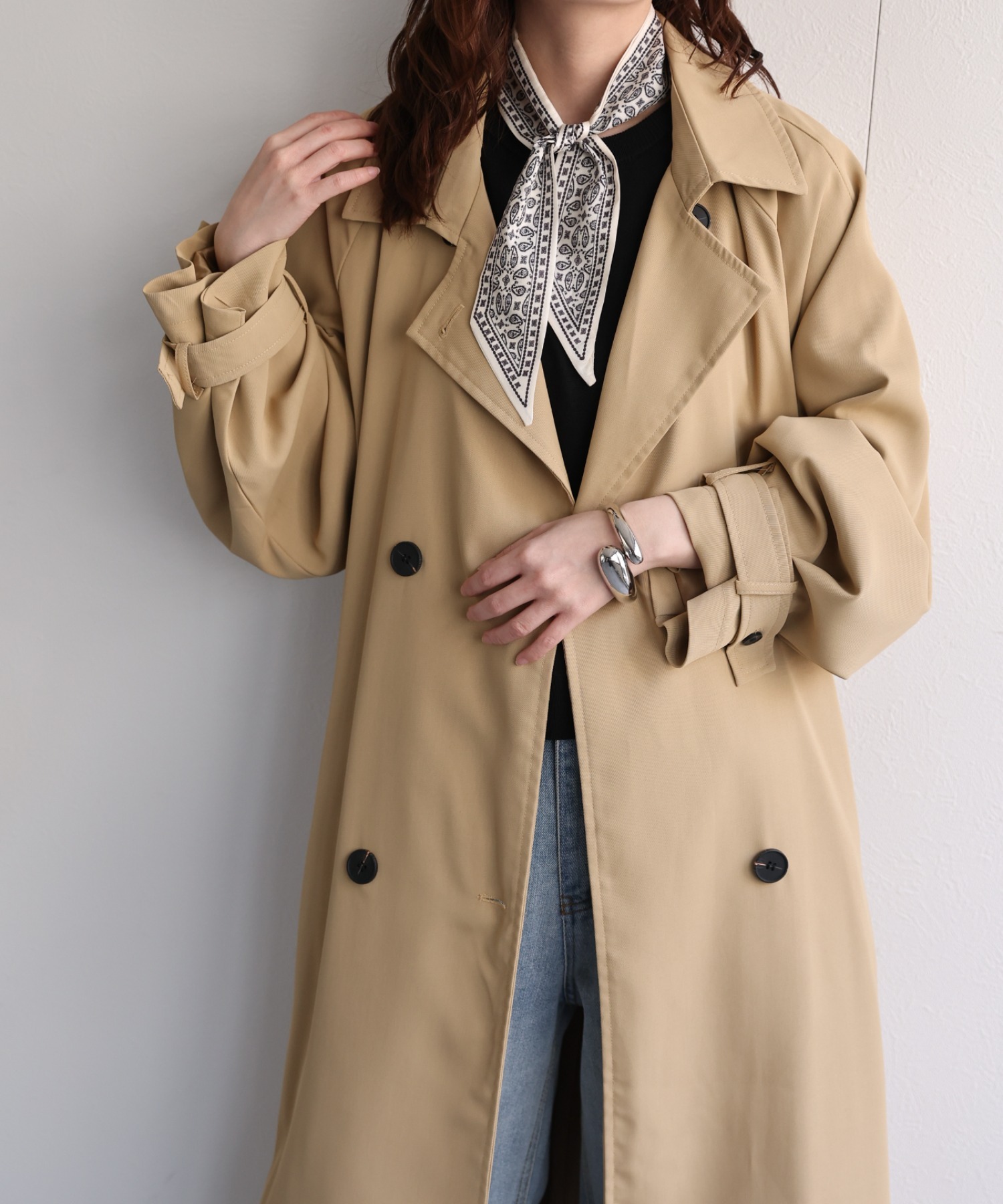 model：156cm 着用サイズ：FREE