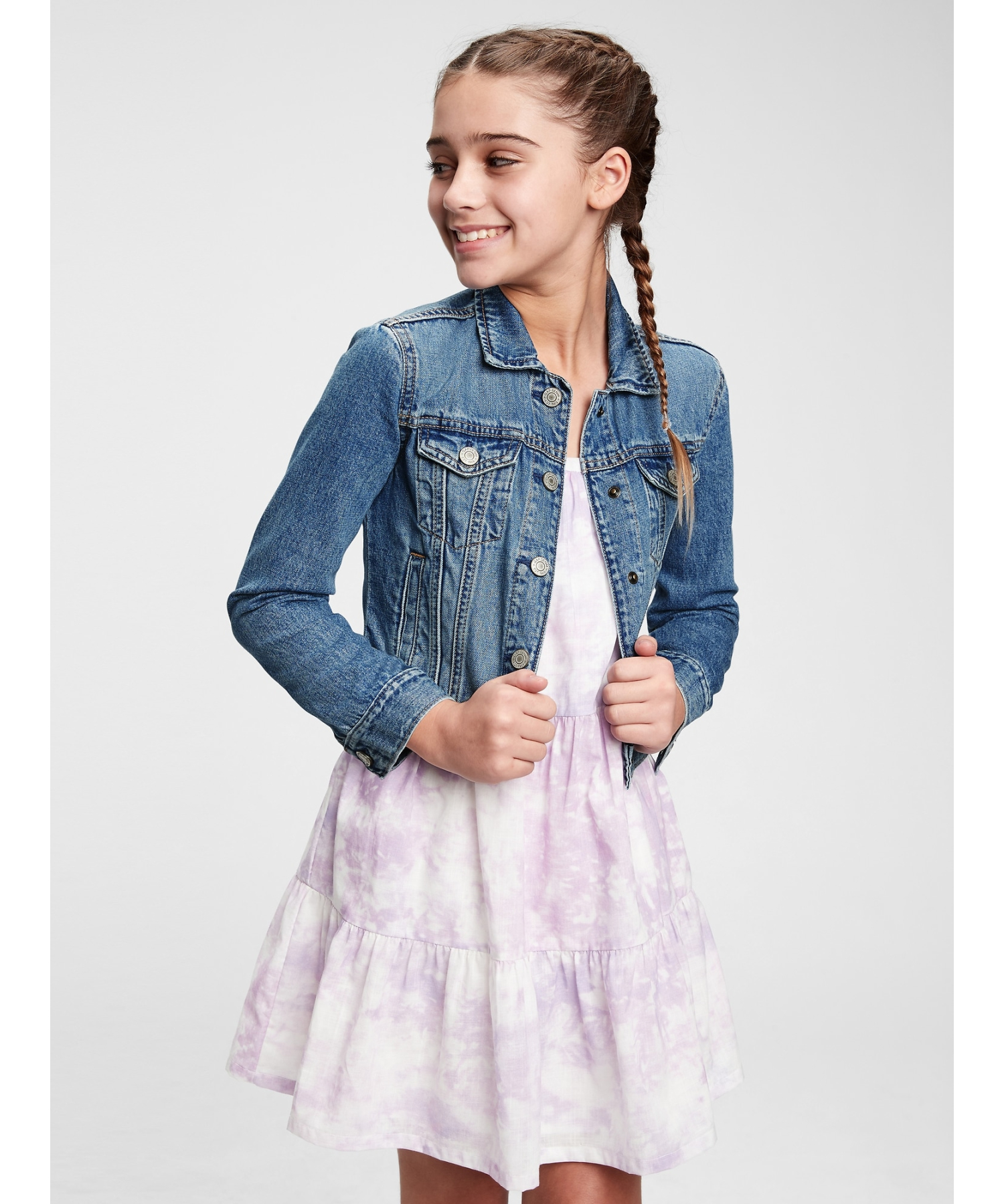 Kids ハート デニムジャケット タイダイ 新作からsaleアイテム等お得な商品満載