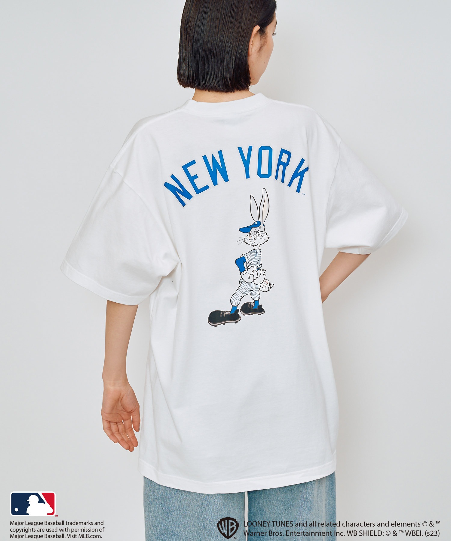 【LOONEY TUNES×MLB】バックプリントTシャツ
