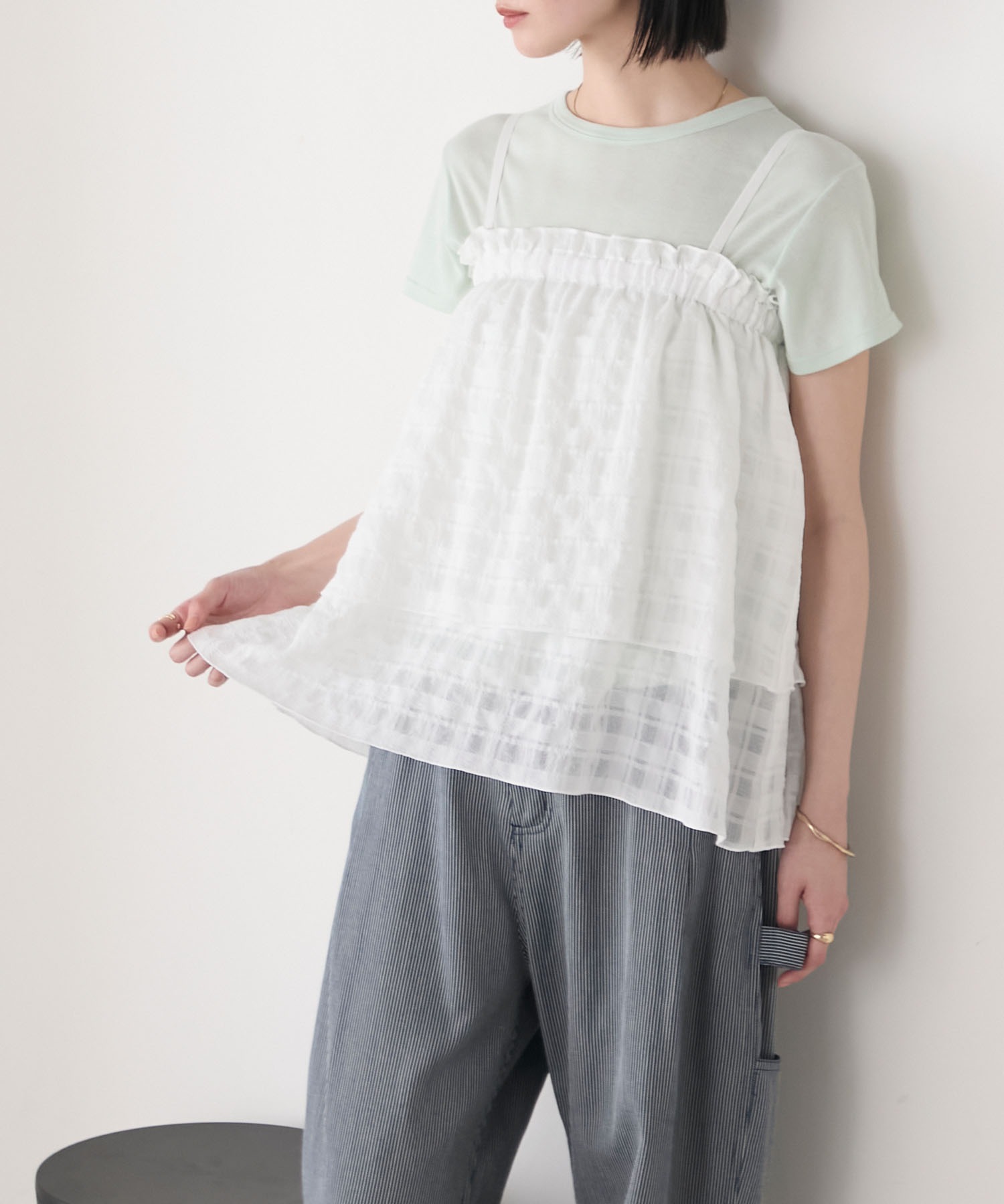 milkyway ミルキーウェイ チェックフレンチコート+スカート milkyway ミルキーウェイ チェックフレンチコート+スカート