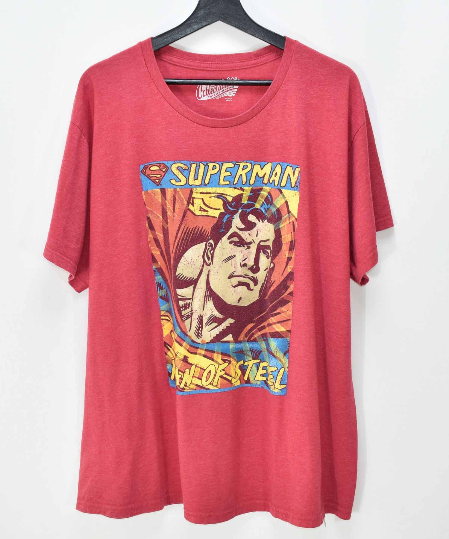 VINTAGESUPER MAN スーパーマン OF STEEL プリントTシャツ