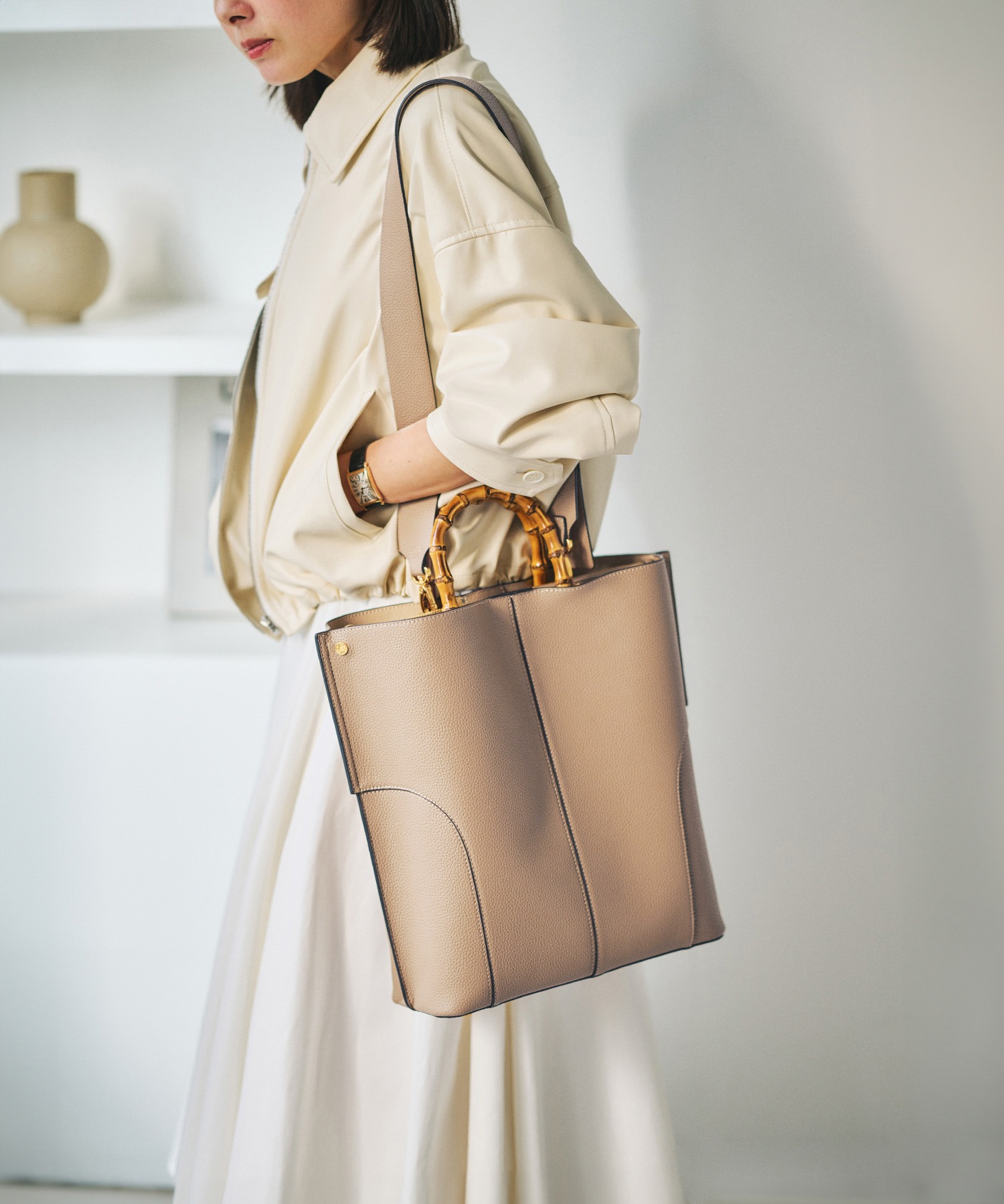 E'POR】BAMBOO BAG Large【25SS】