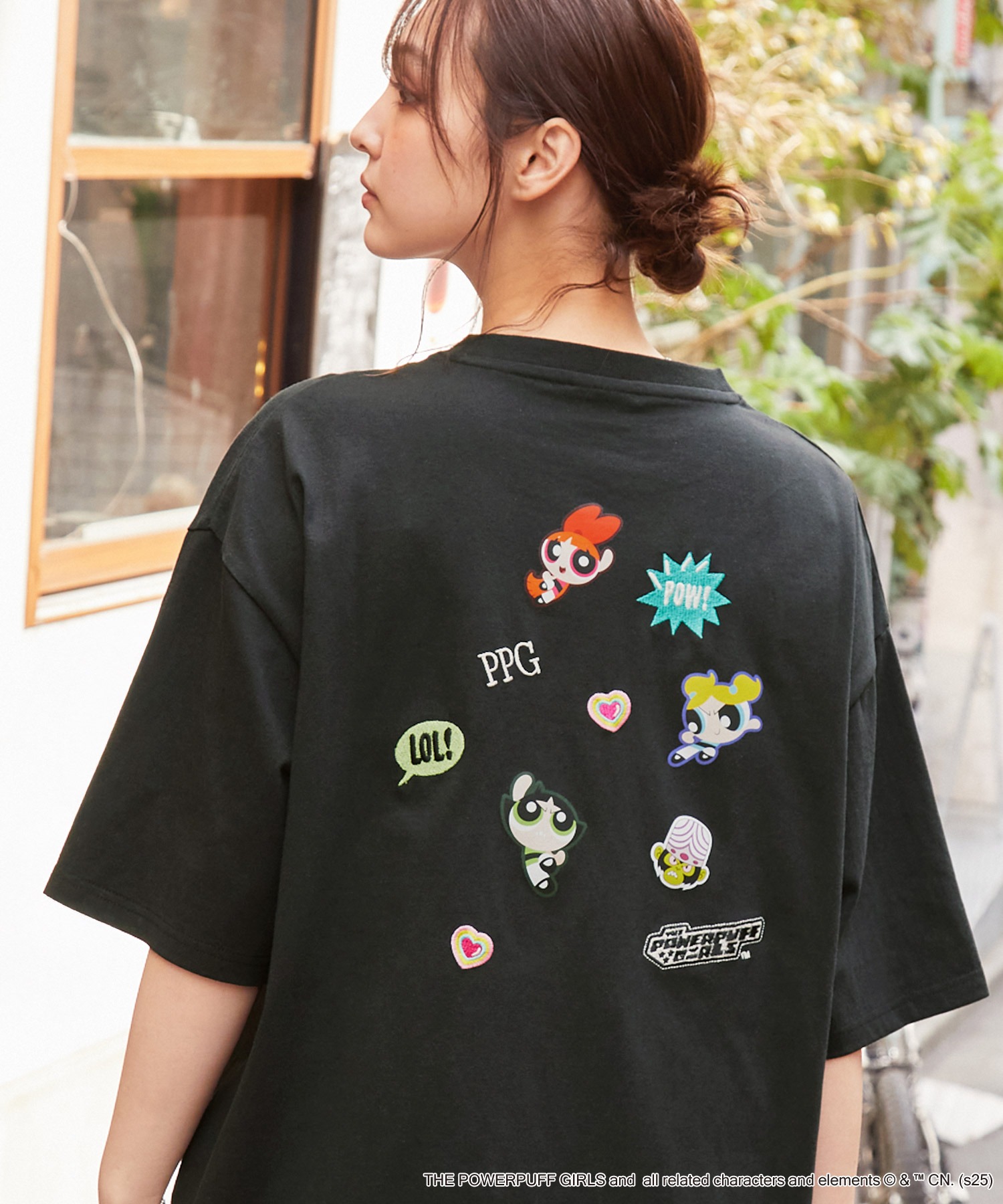 ボーダーワイドロングTシャツ(KIDS)[DR46-31B329]｜URBAN