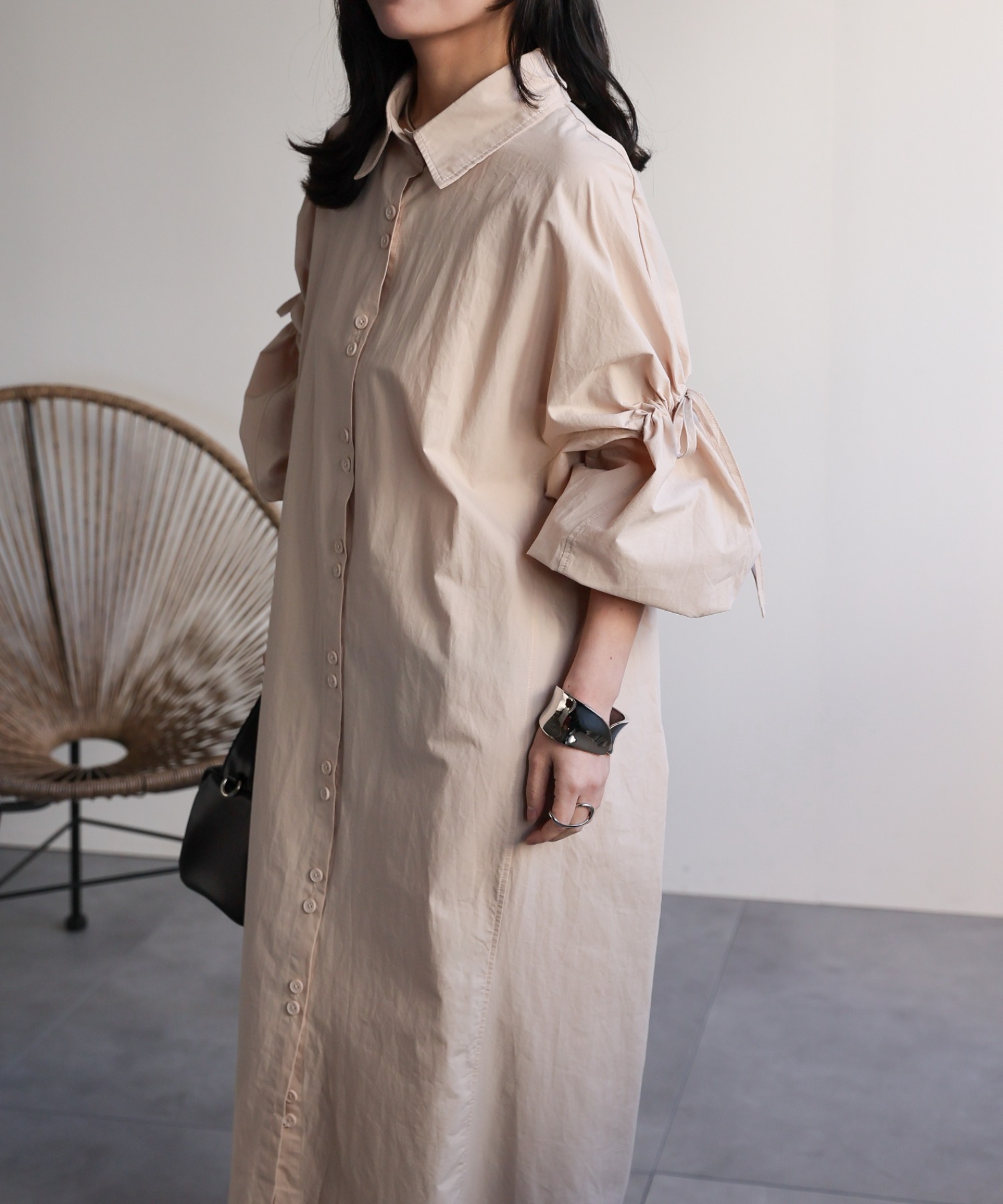model：156cm 着用サイズ：FREE