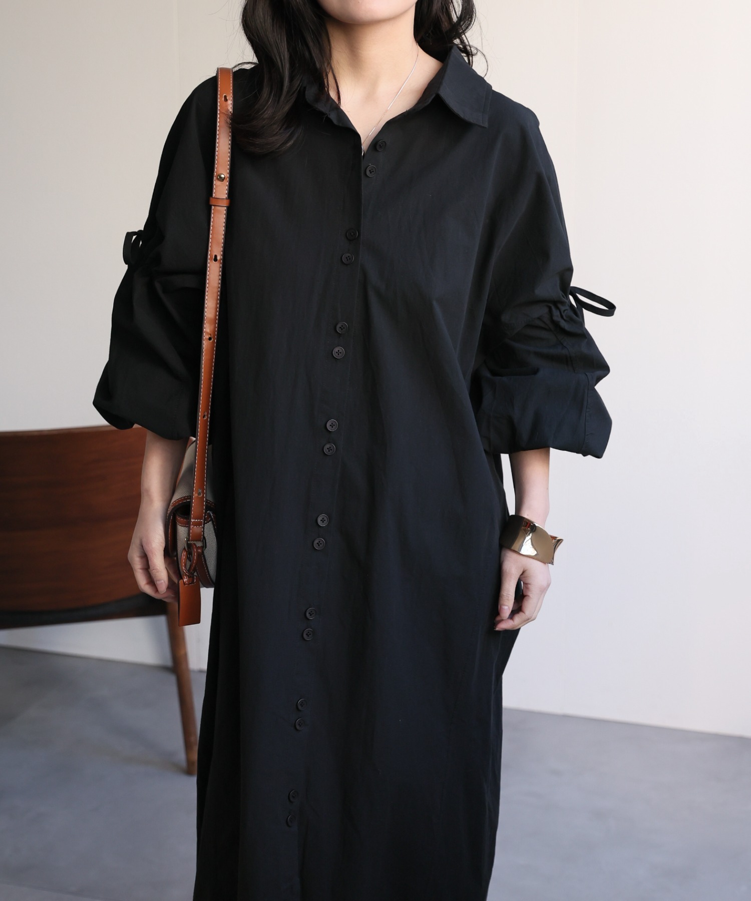 model：156cm 着用サイズ：FREE
