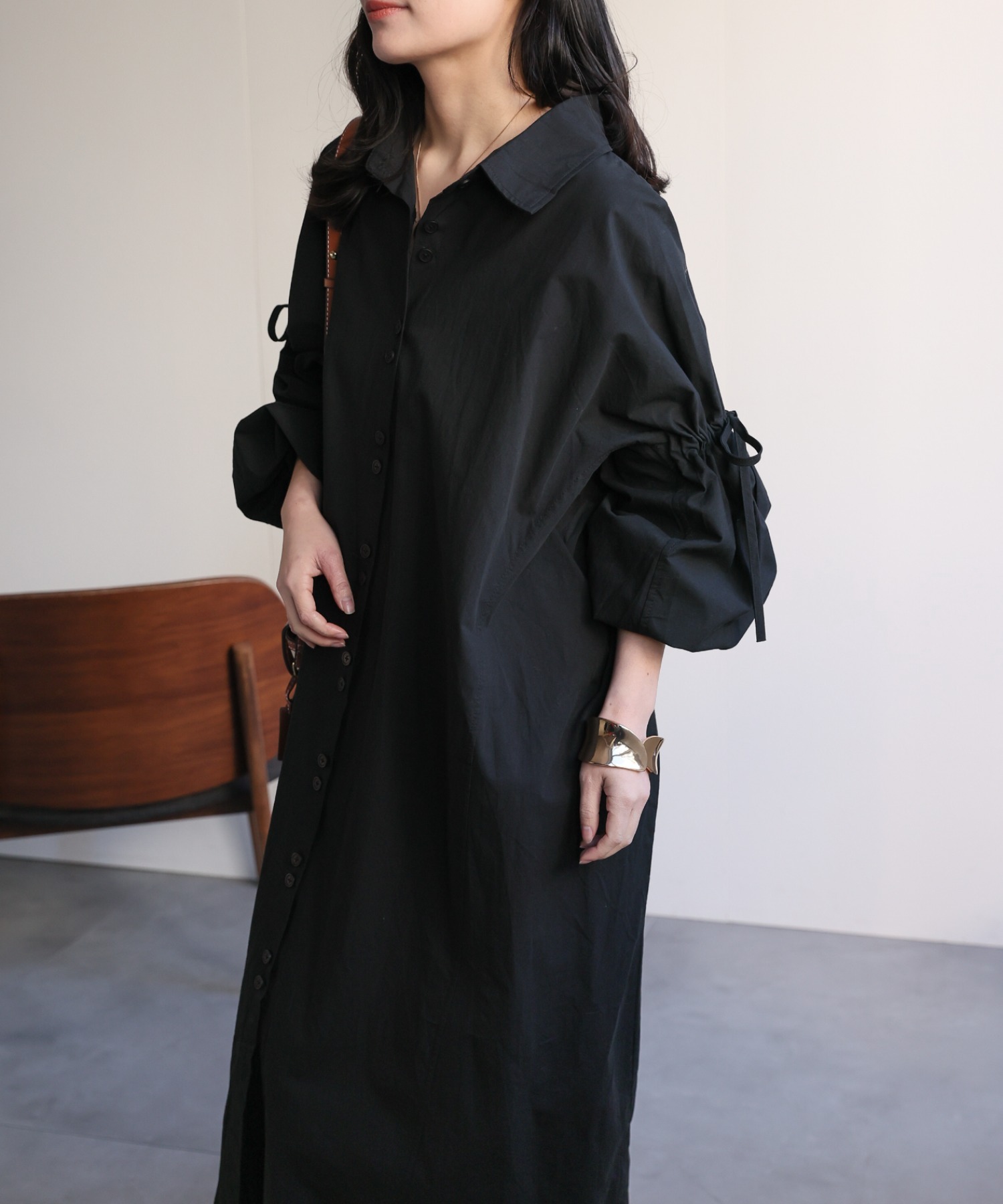 model：156cm 着用サイズ：FREE