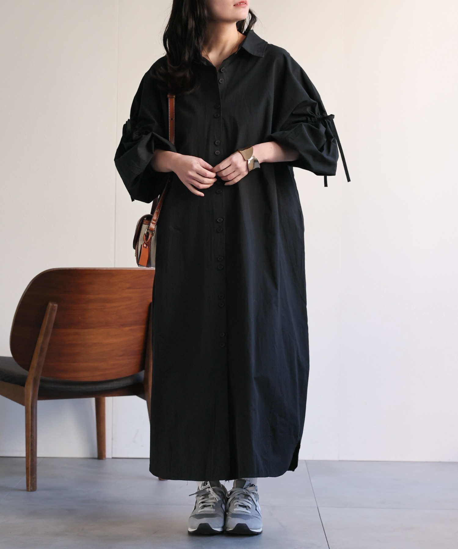 model：156cm 着用サイズ：FREE
