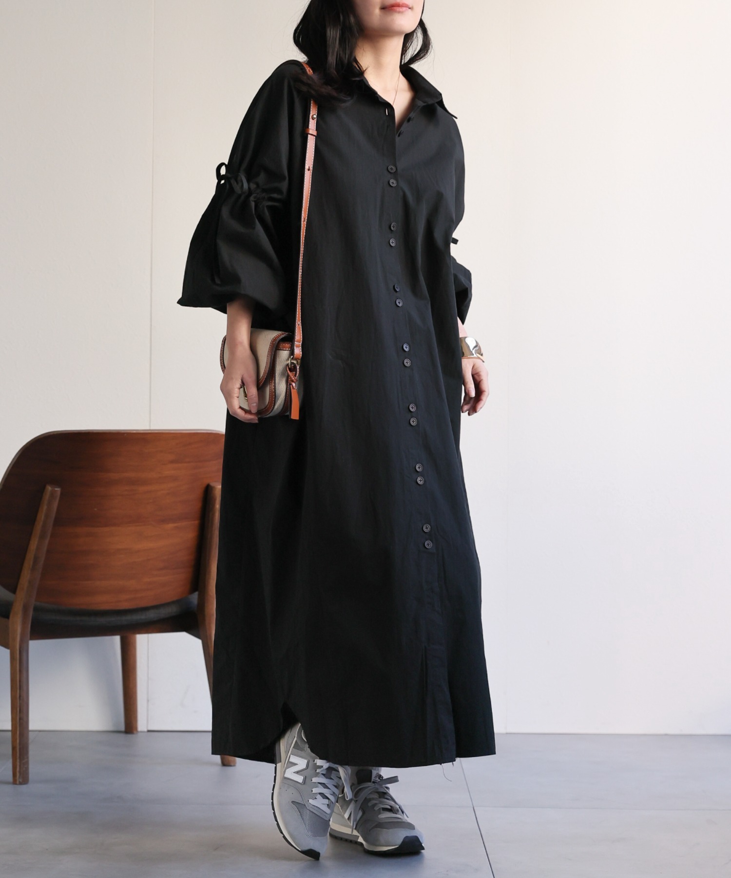 model：156cm 着用サイズ：FREE