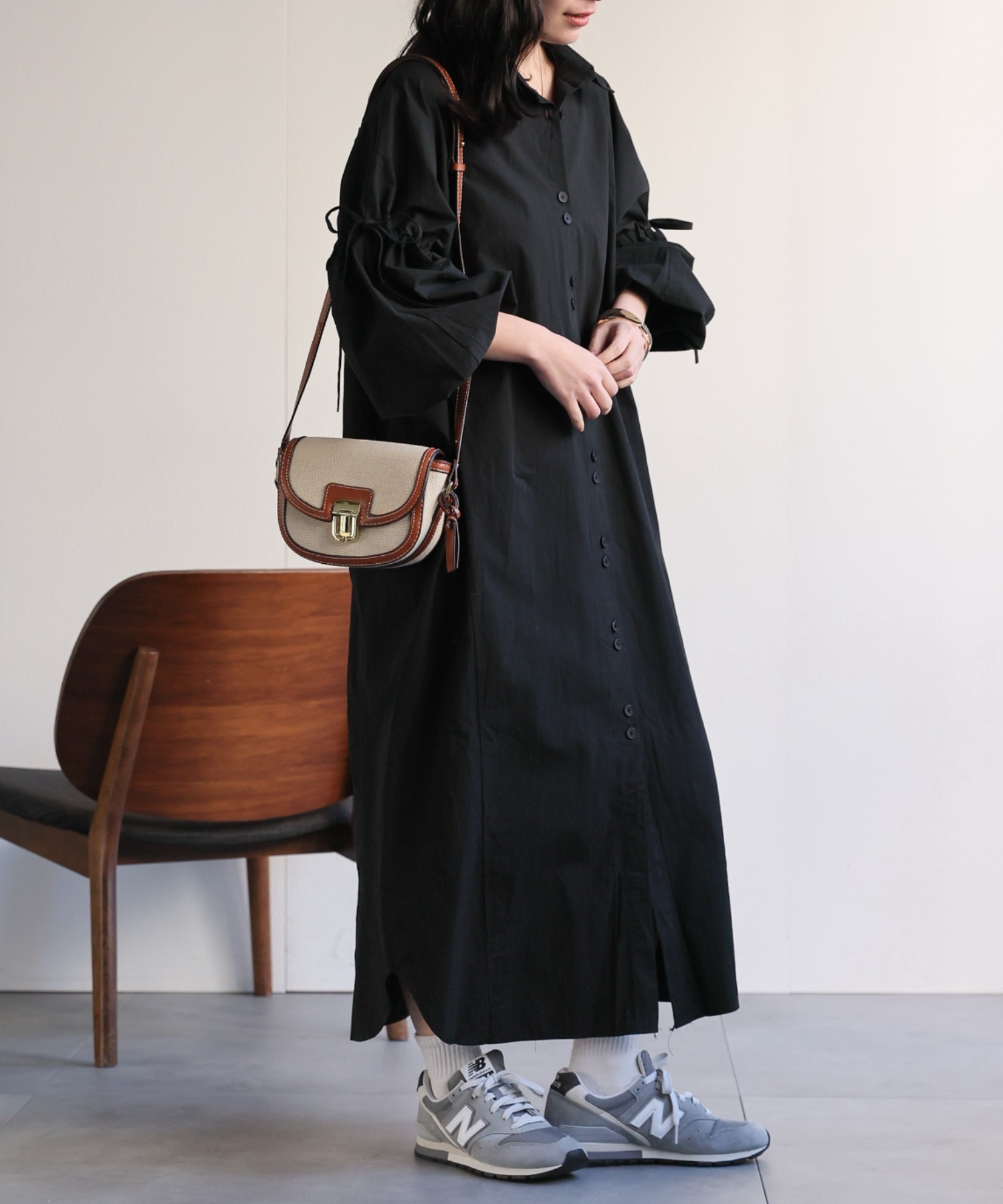 model：156cm 着用サイズ：FREE