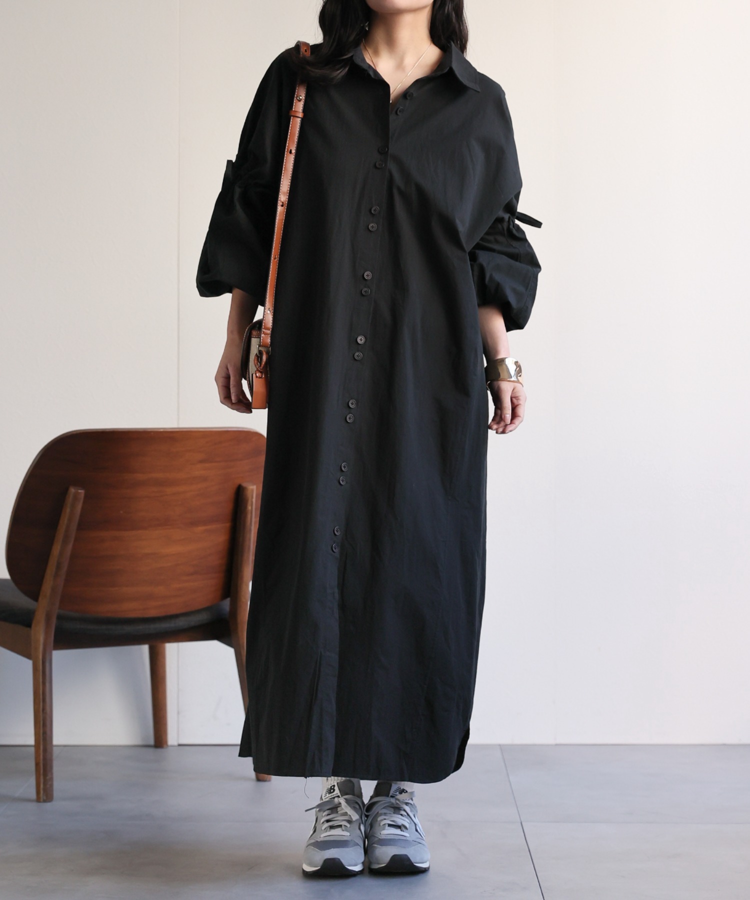 model：156cm 着用サイズ：FREE