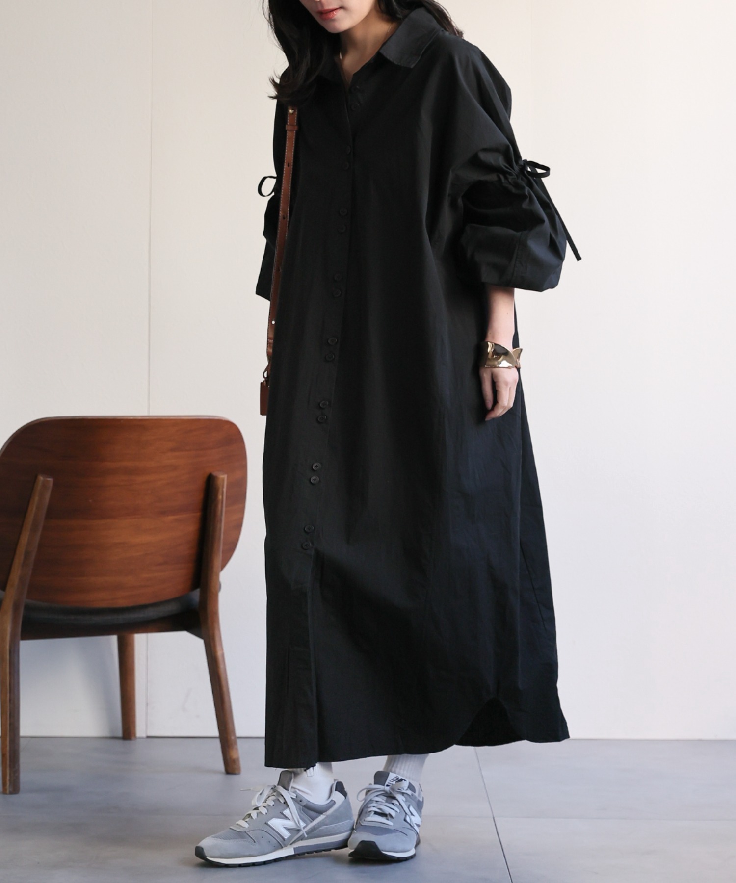 model：156cm 着用サイズ：FREE