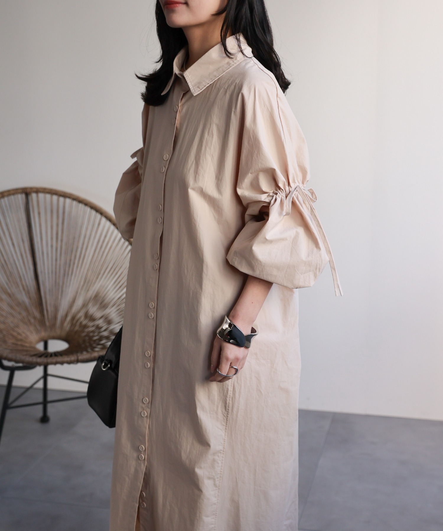 model：156cm 着用サイズ：FREE