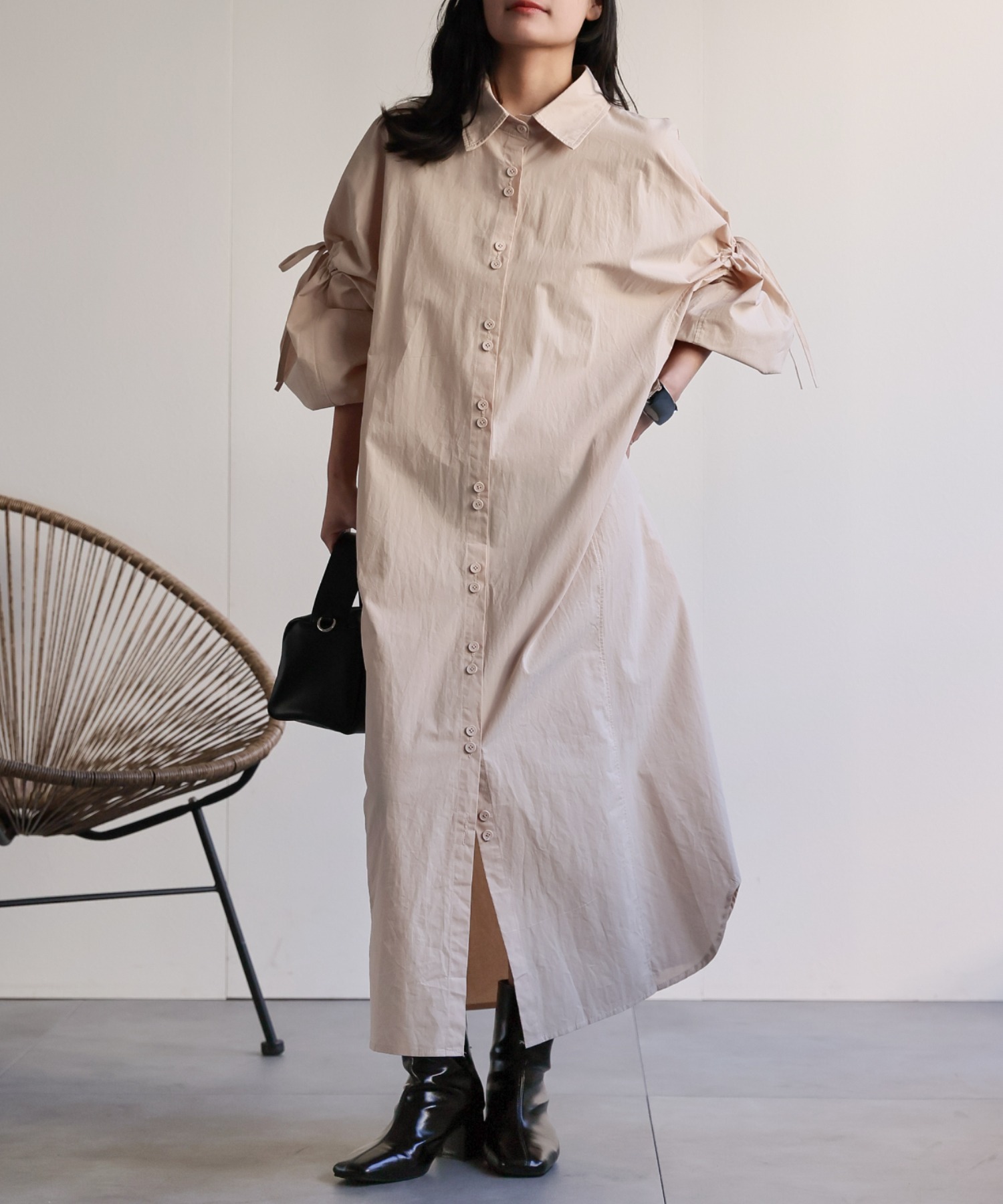model：156cm 着用サイズ：FREE