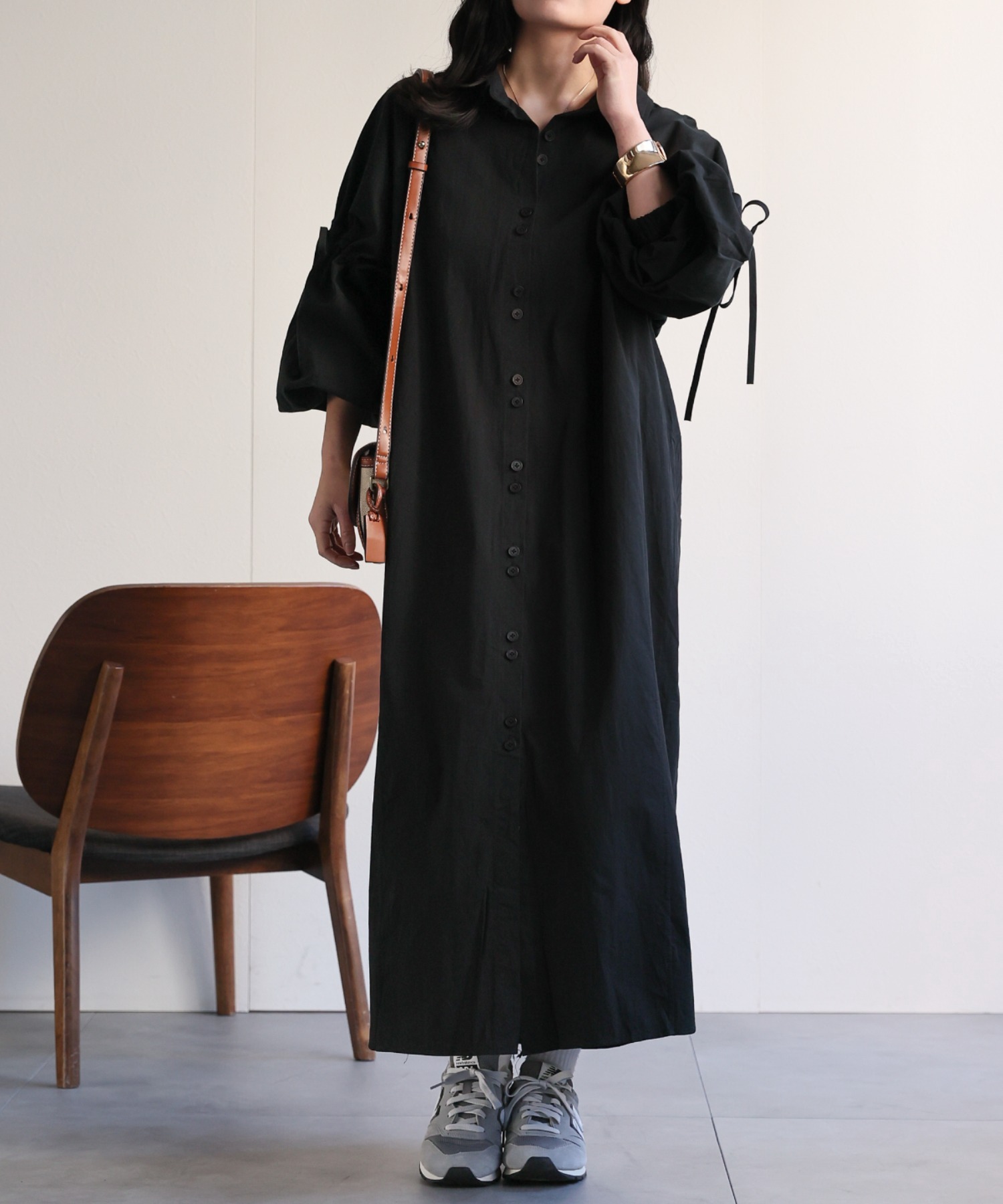 model：156cm 着用サイズ：FREE