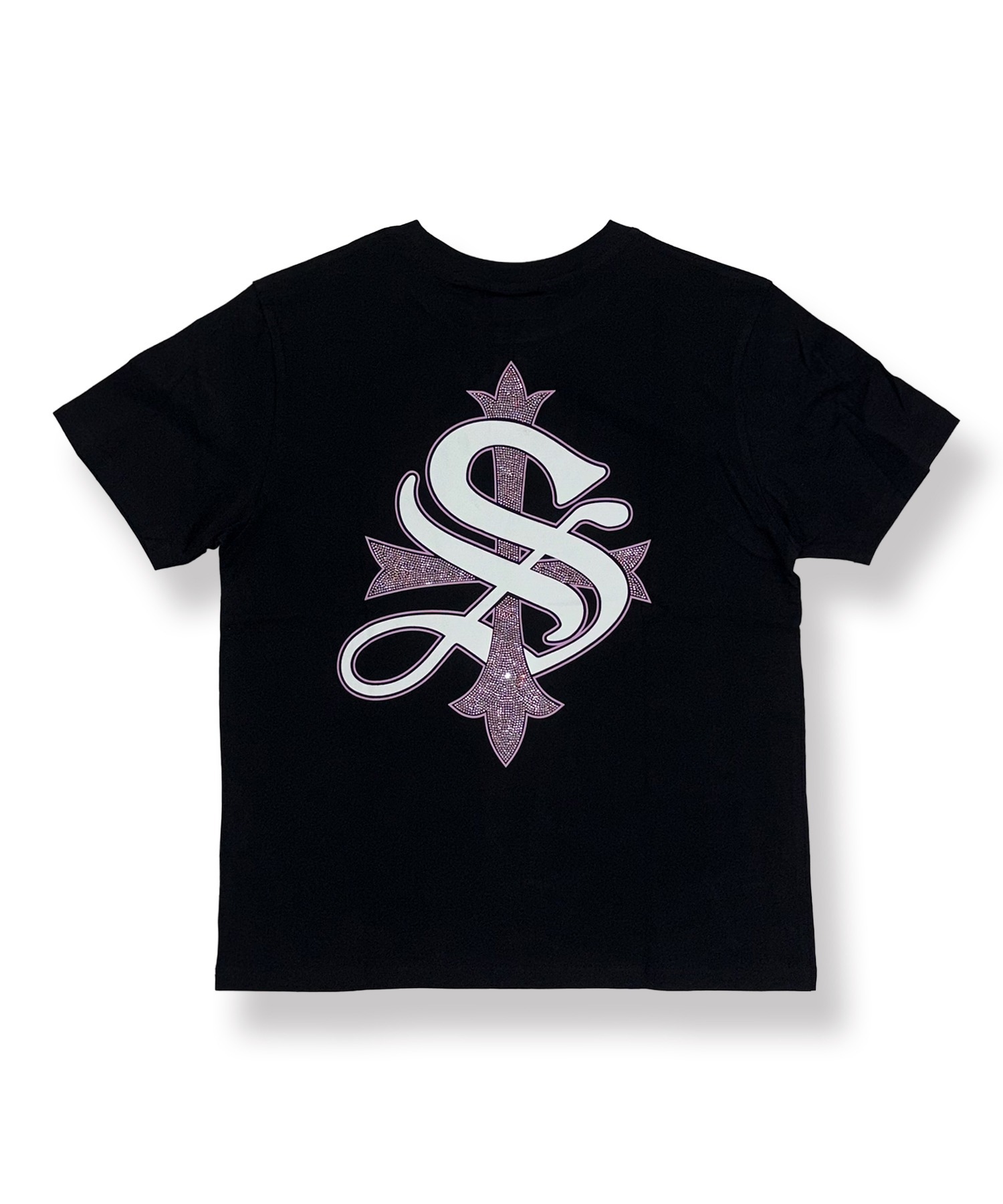 サプライヤー　センターロゴ　ロンT アームデザイン　墨黒　00s y2k A'GEM/9 × .kom 限定『SUPPLIER/サプライヤー』Cross Tee/クロスロゴ