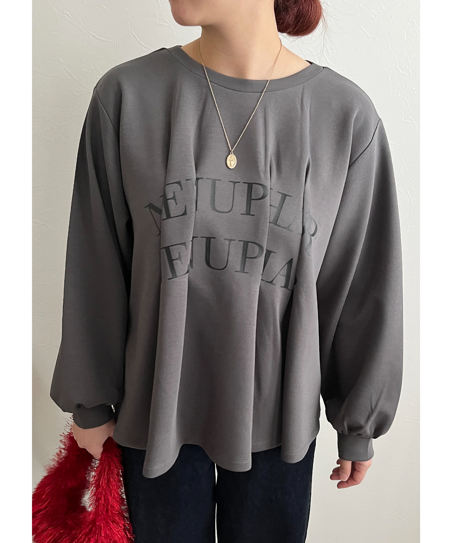 1点のみ ミナペルホネン Lulu small beige 2wayパニーニ風 前後