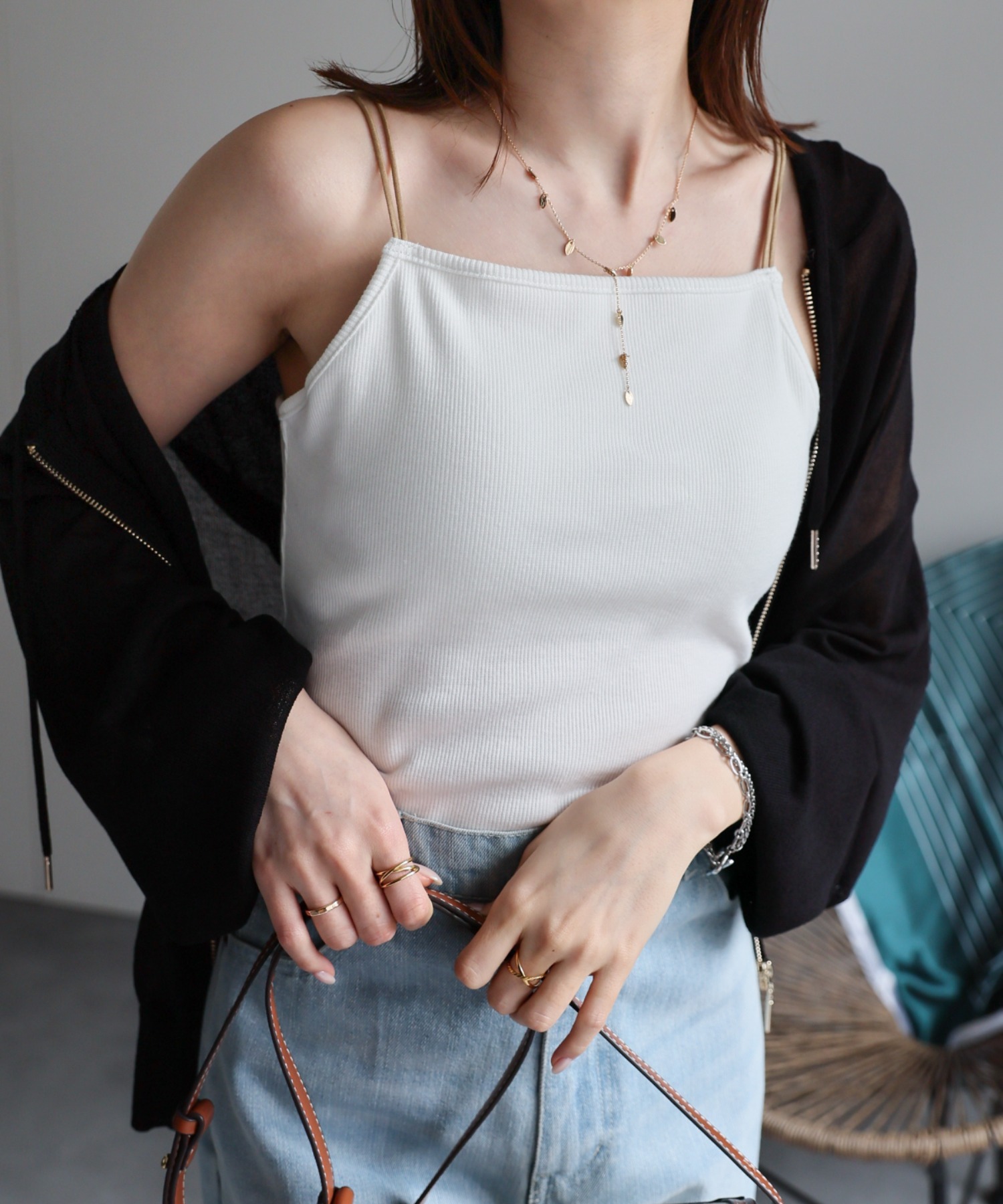 model：162㎝着用サイズ：F