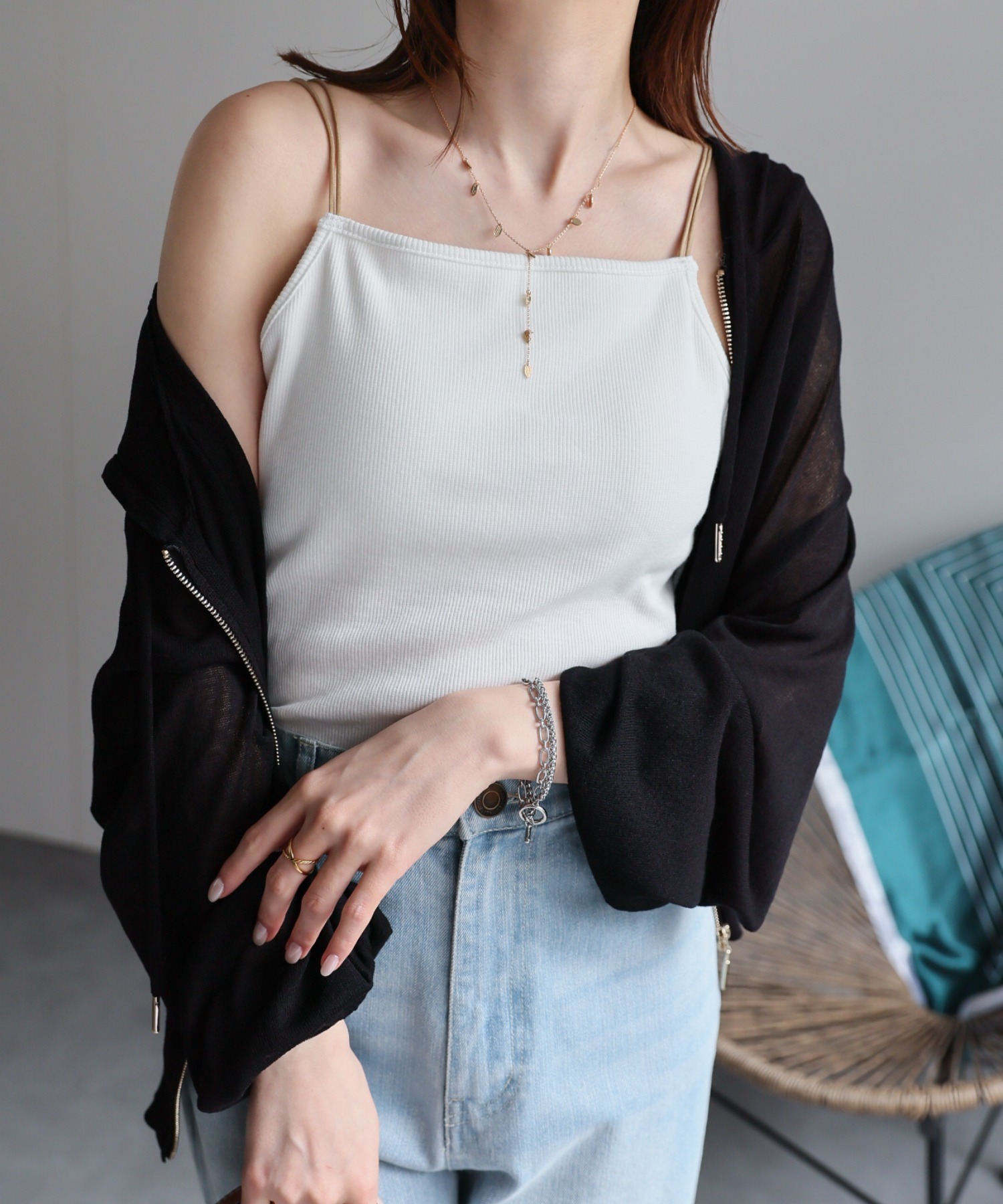 model：162㎝着用サイズ：F